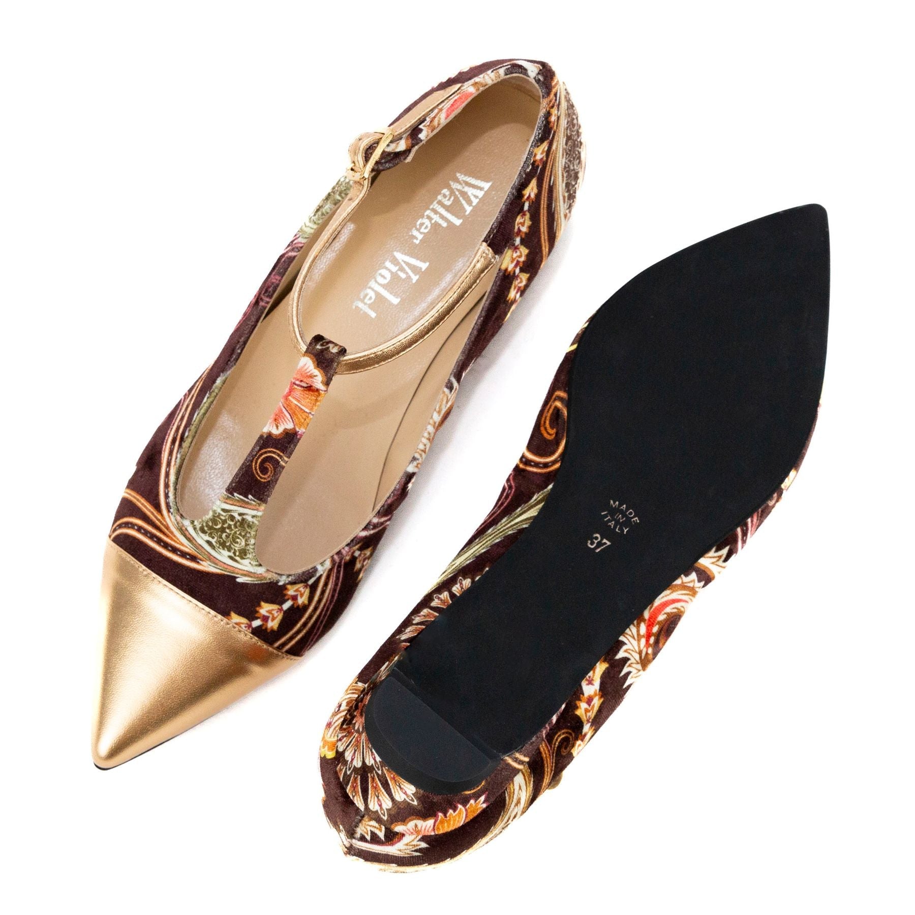 WALTER VIOLET Ballerine Velluto 9395 - Musto Calzature srl