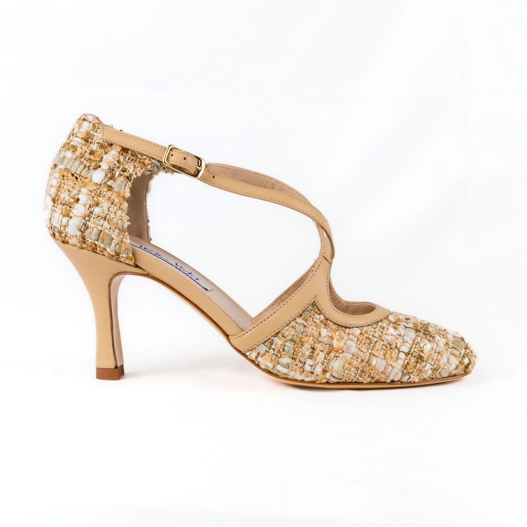 WALTER VIOLET Dècolletè tacco alto bouclè+pelle 7014 - Musto Calzature srl