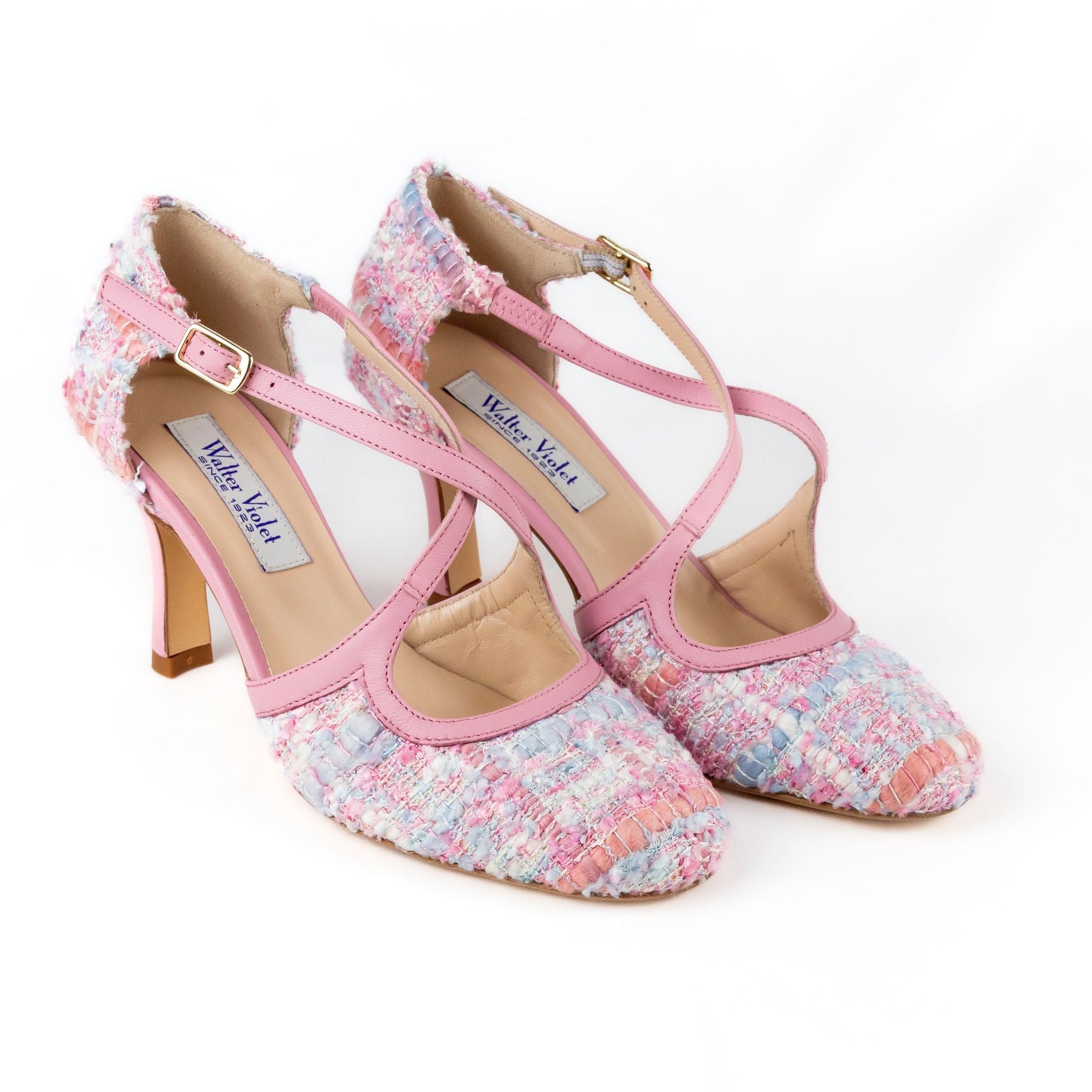 WALTER VIOLET Dècolletè tacco alto bouclè+pelle 7014 - Musto Calzature srl