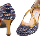 WALTER VIOLET Dècolletè tacco alto bouclè+pelle 7014 - I - Musto Calzature srl