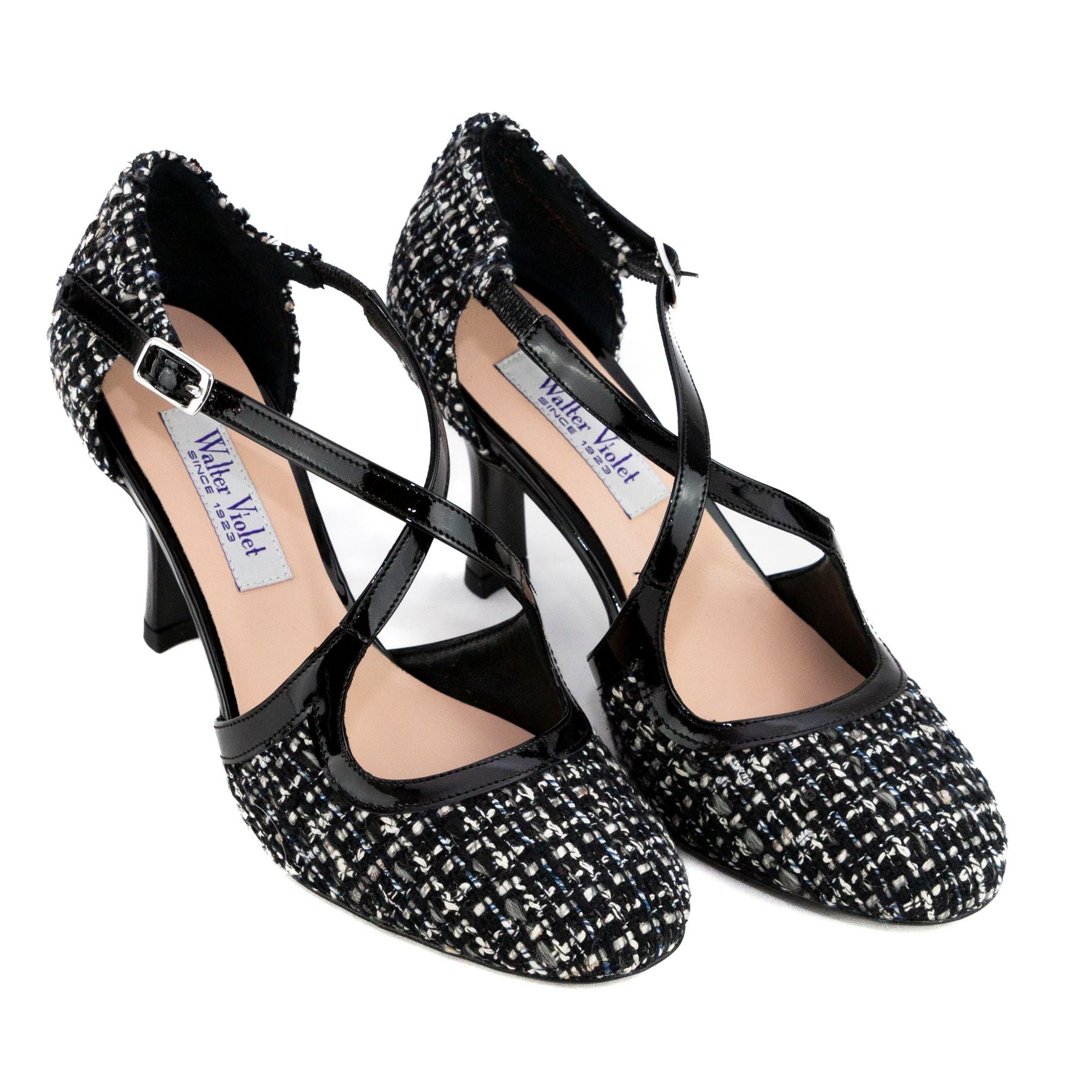 WALTER VIOLET Dècolletè tacco alto bouclè+pelle 7014 - I - Musto Calzature srl