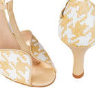 WALTER VIOLET Sandali tacco alto pelle+rafia 8004 - Musto Calzature srl