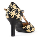 WALTER VIOLET Sandali tacco alto pelle+rafia 8004 - Musto Calzature srl