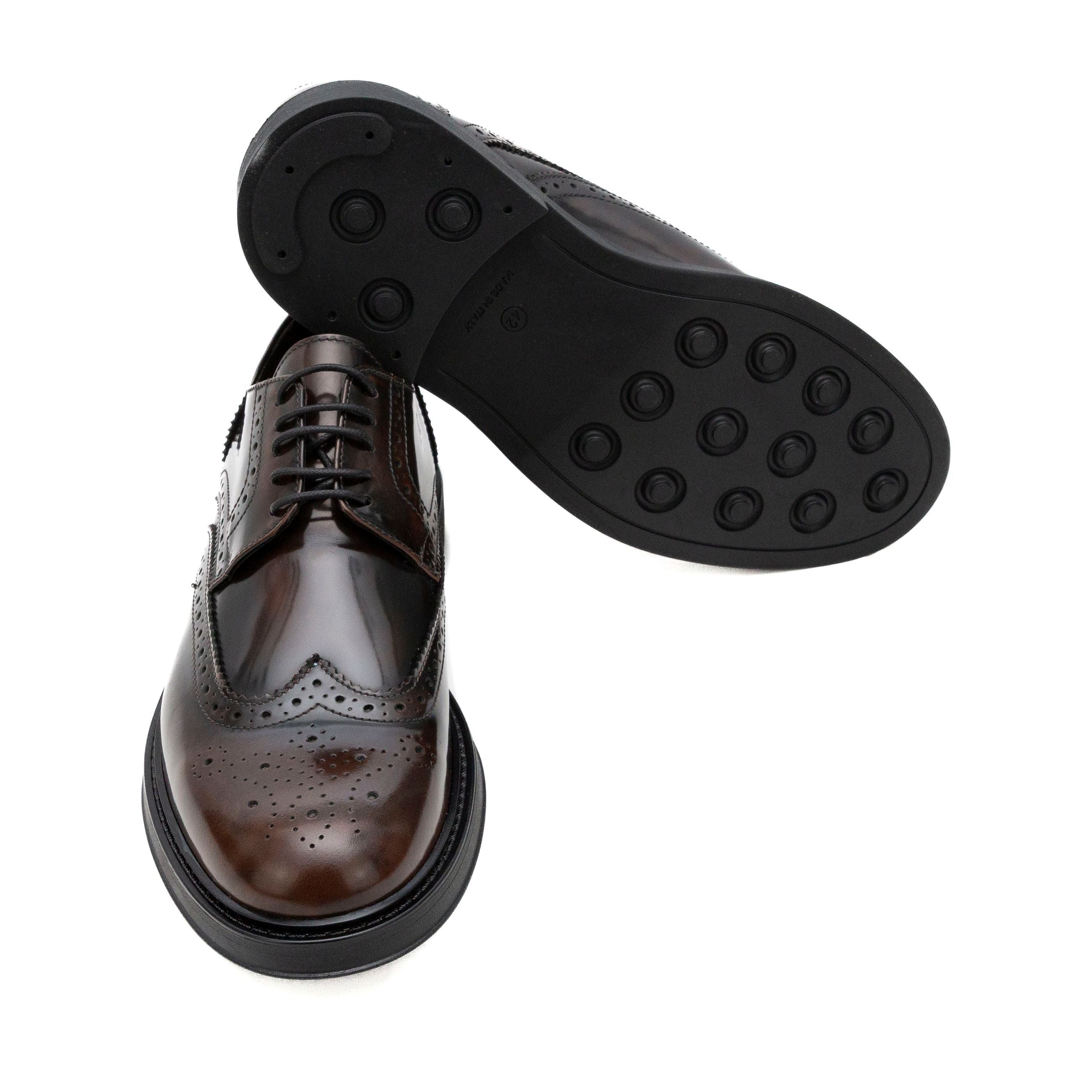 EXTON Stringate uomo PELLE ABRASIVATA 271 - Musto Calzature srl