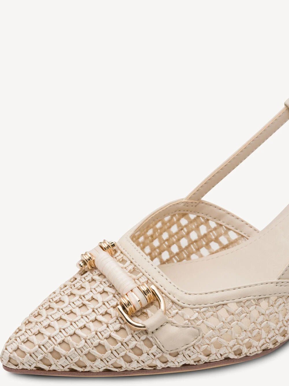 TAMARIS Decolletè tacco basso pelle e tessuto 1 - 29634 - 44 - Musto Calzature srl