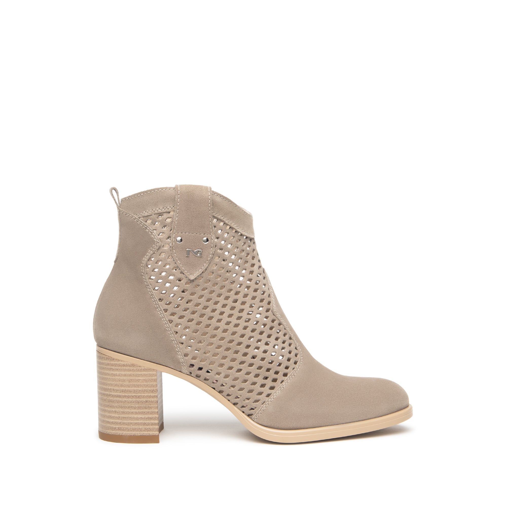 NeroGiardini Stivaletti da donna in camoscio traforato - Musto Calzature srl