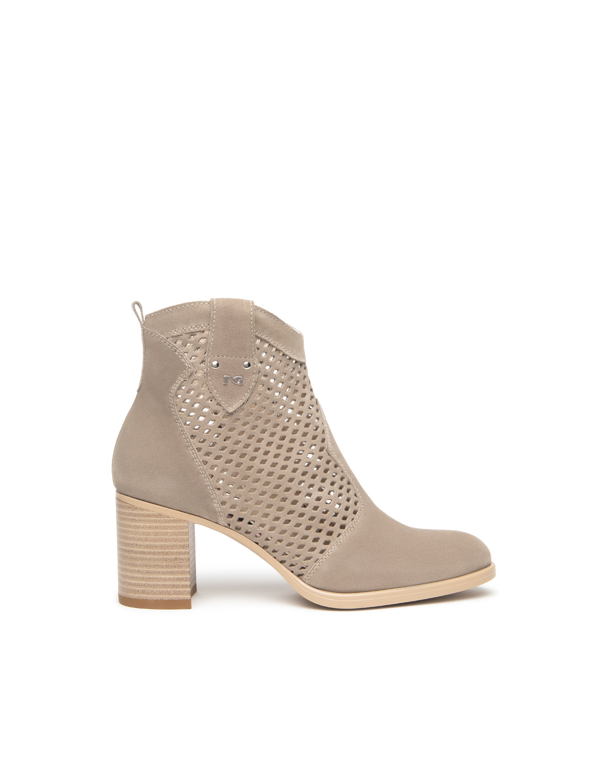 NeroGiardini Stivaletti da donna in camoscio traforato - Musto Calzature srl