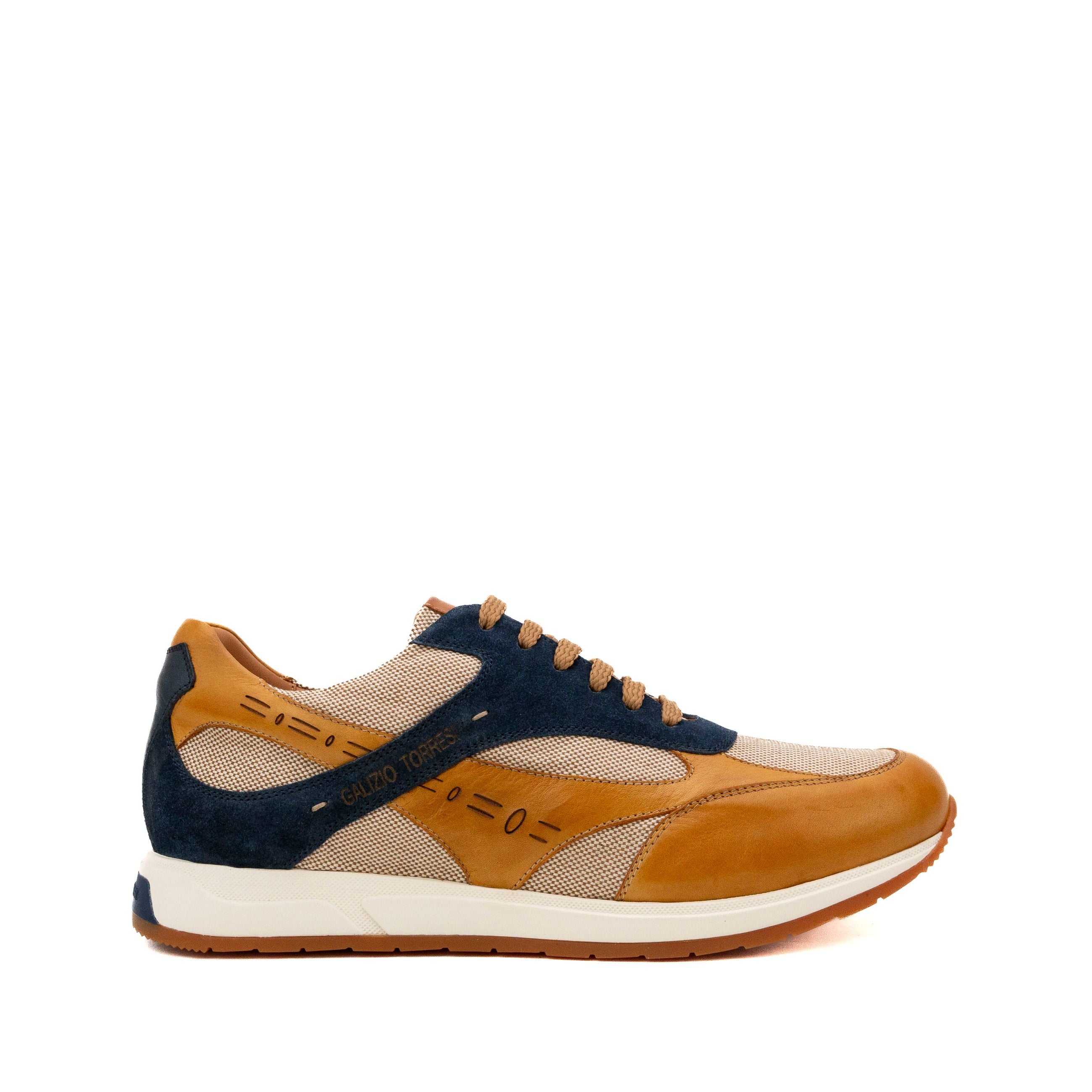 GALIZIO TORRESI Sneakers uomo pelle e tessuto 415260 - Musto Calzature srl