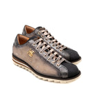 HARRIS Sneakers uomo pelle+camoscio 2892/25 mono - Musto Calzature srl