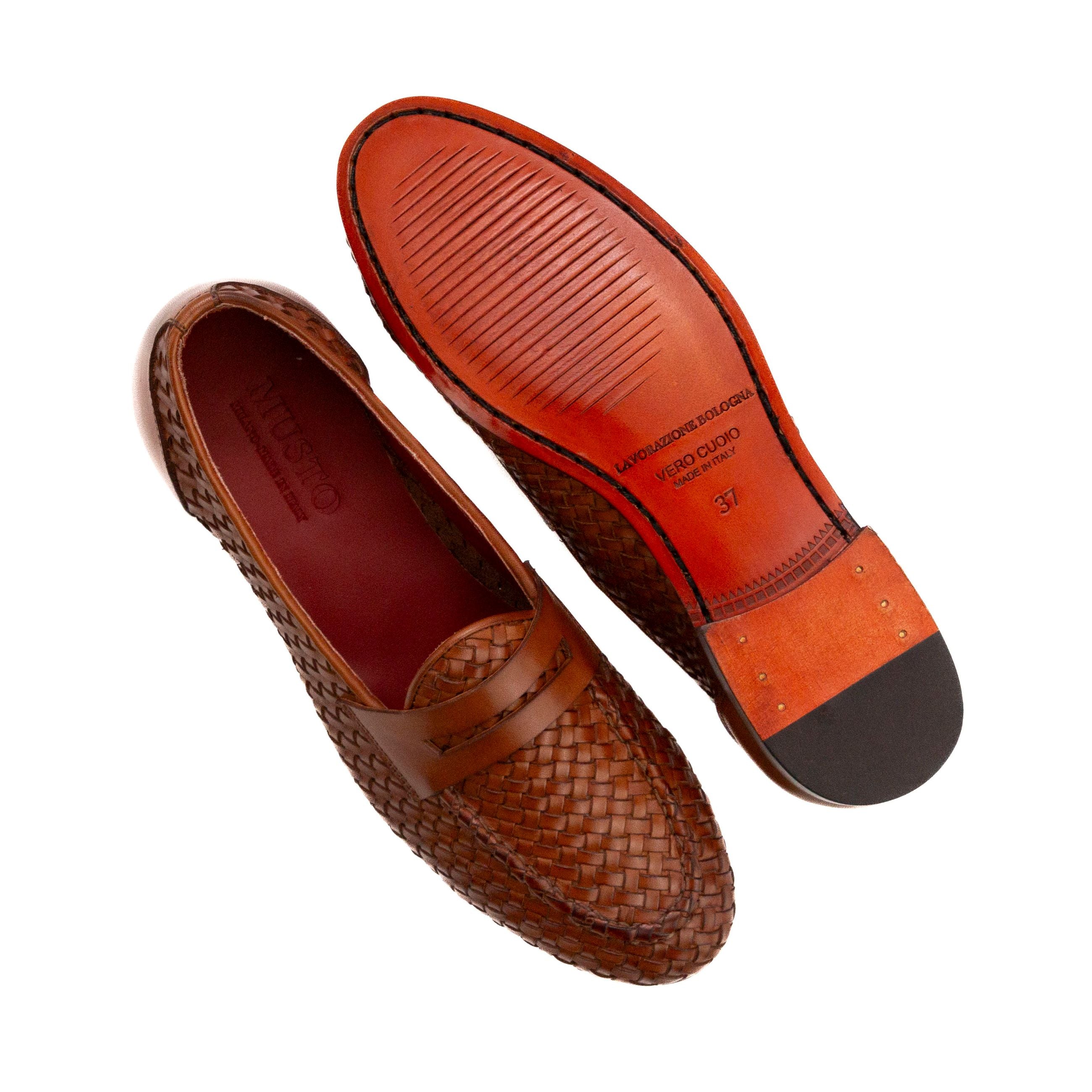 MUSTO Mocassini PELLE INTRECCIATA RAVELLO AC221 - Musto Calzature srl
