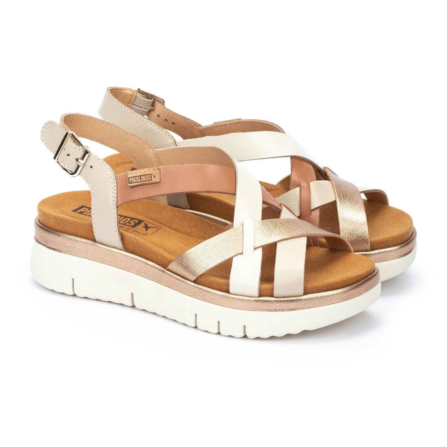 Pikolinos sandali donna con zeppa in pelle PALMA - Musto Calzature srl