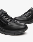NeroGiardini sneakers da uomo con zip in pelle - Musto Calzature srl