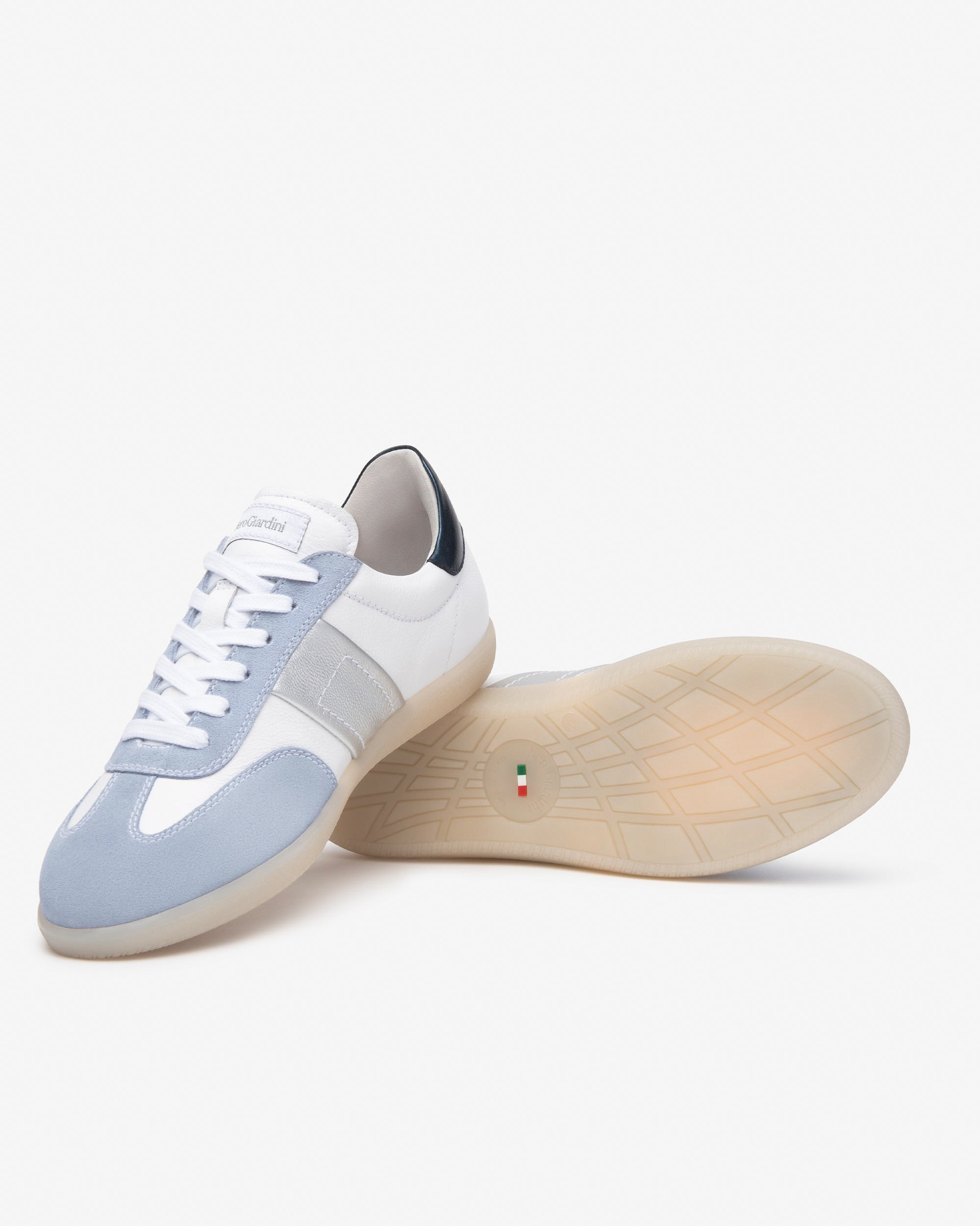 NeroGiardini sneakers da donna in pelle e camoscio - Musto Calzature srl