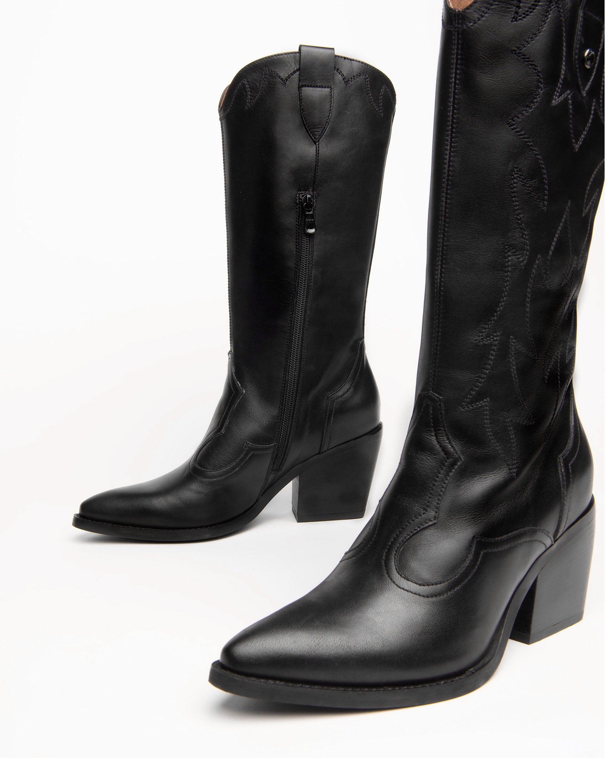 NeroGiardini Stivali texano da donna in pelle - Musto Calzature srl