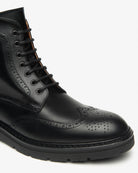 NeroGiardini Anfibi da uomo in pelle con dettagli wilson - Musto Calzature srl
