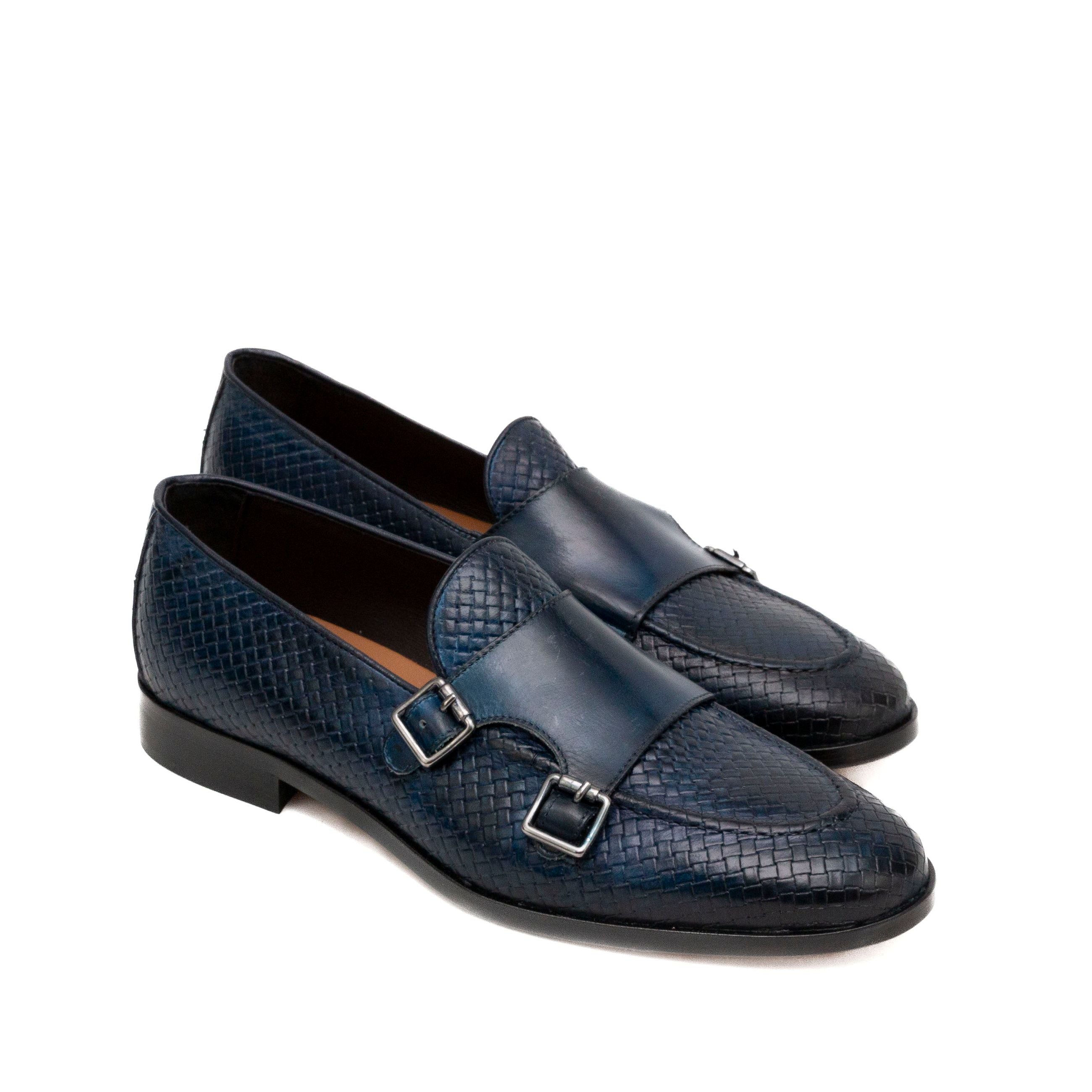 EXTON Fibbie uomo PELLE INTRECCIATA 1834 - Musto Calzature srl