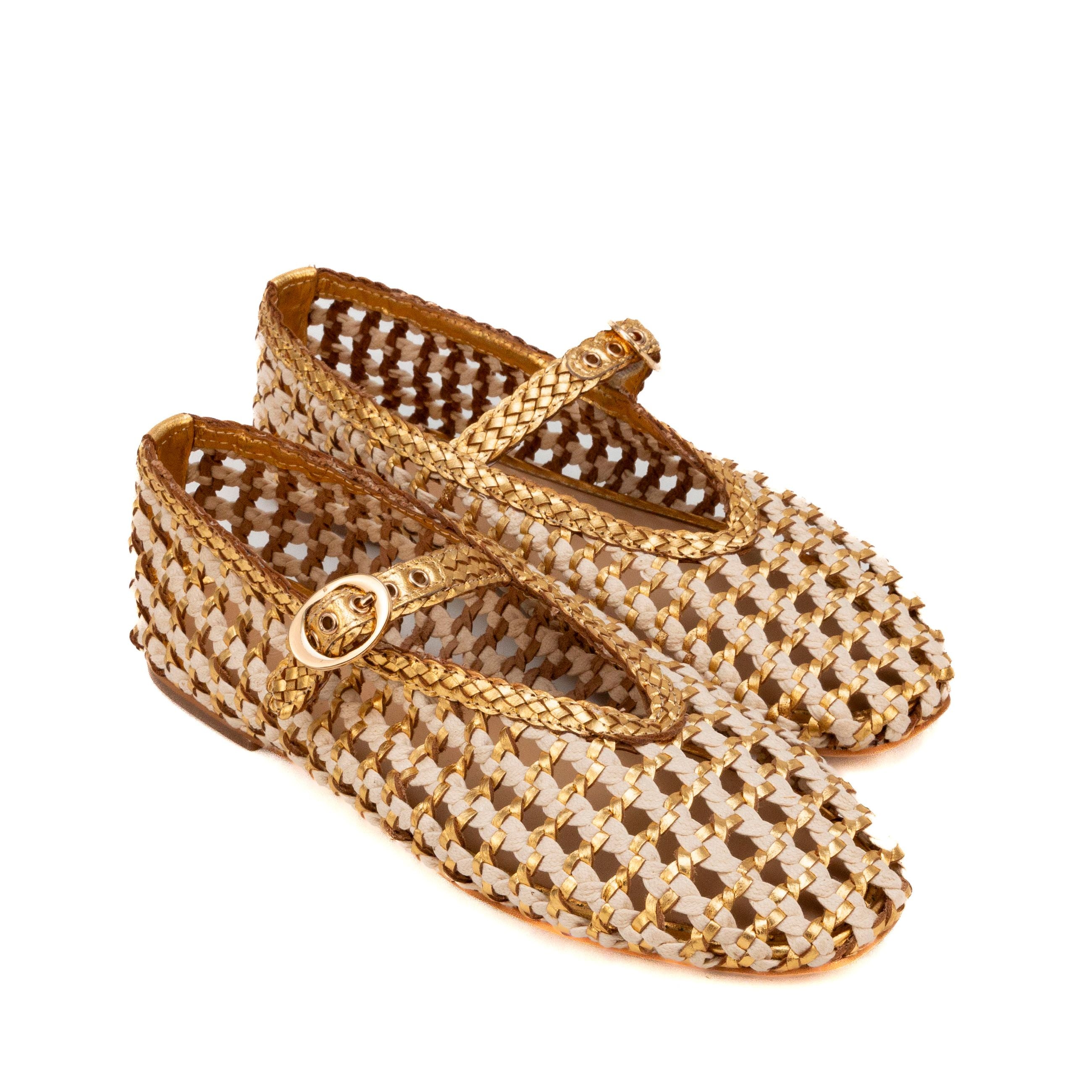 INUOVO Ballerine pelle e corda H26502 - Musto Calzature srl