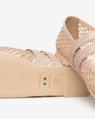 NEROGIARDINI Ballerine tessuto + pelle E615001D - Musto Calzature srl