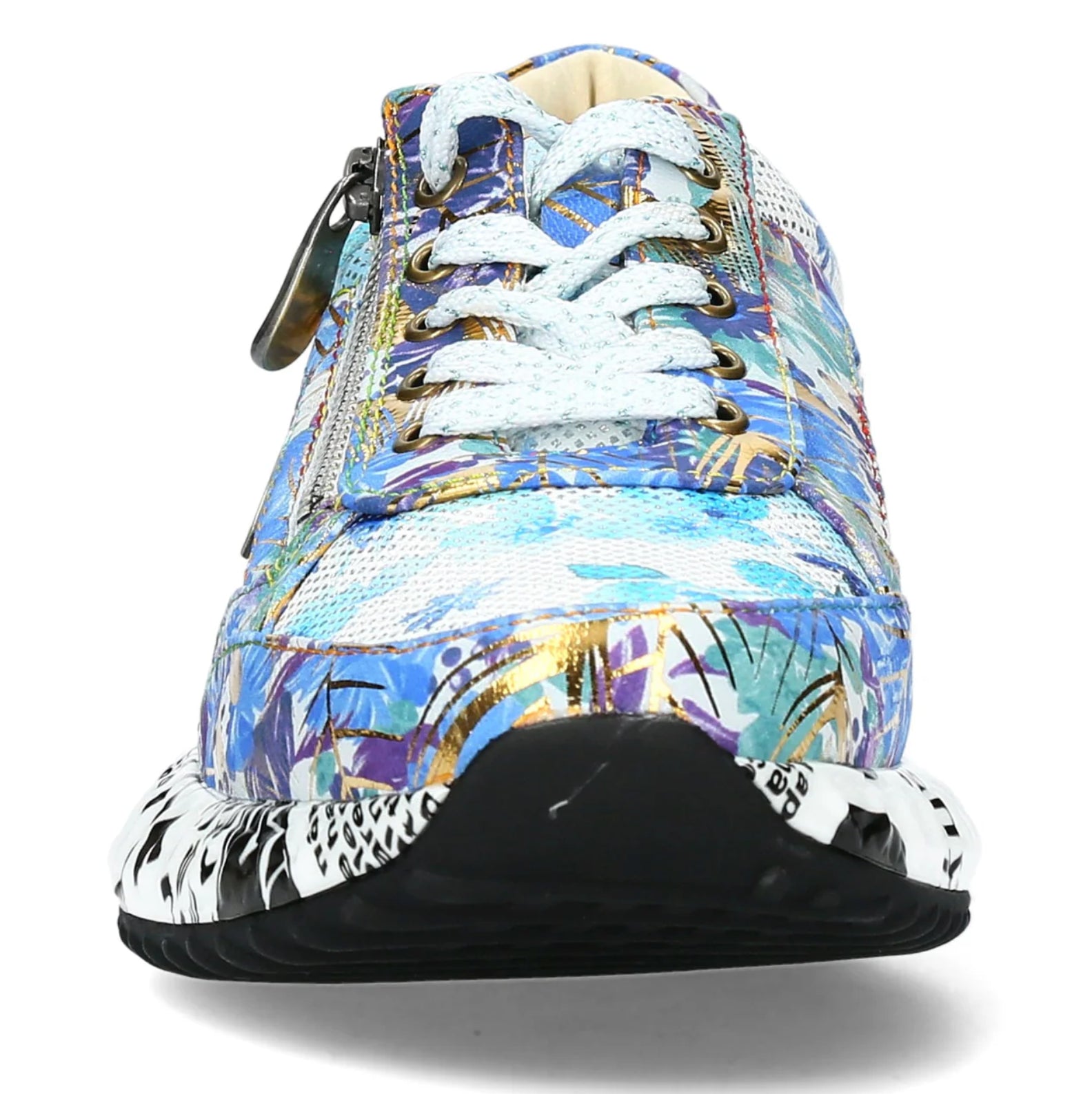 LAURA VITA Sneakers pelle e tessuto BURTON 1123 - Musto Calzature srl