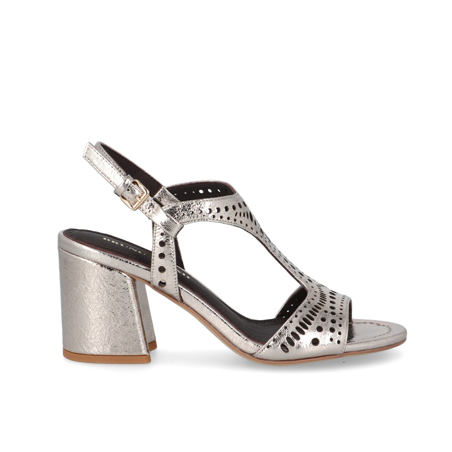 BRUNO PREMI Sandali tacco medio PELLE METAL BN4608 - Musto Calzature srl