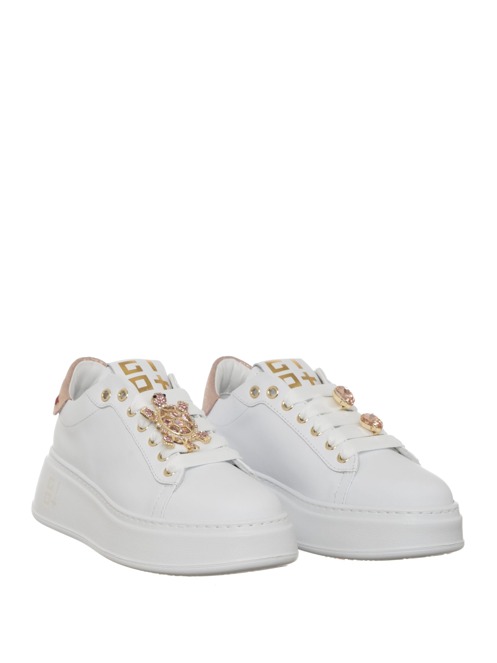 GIO + sneakers donna con platform in pelle JUSTINE - Musto Calzature srl