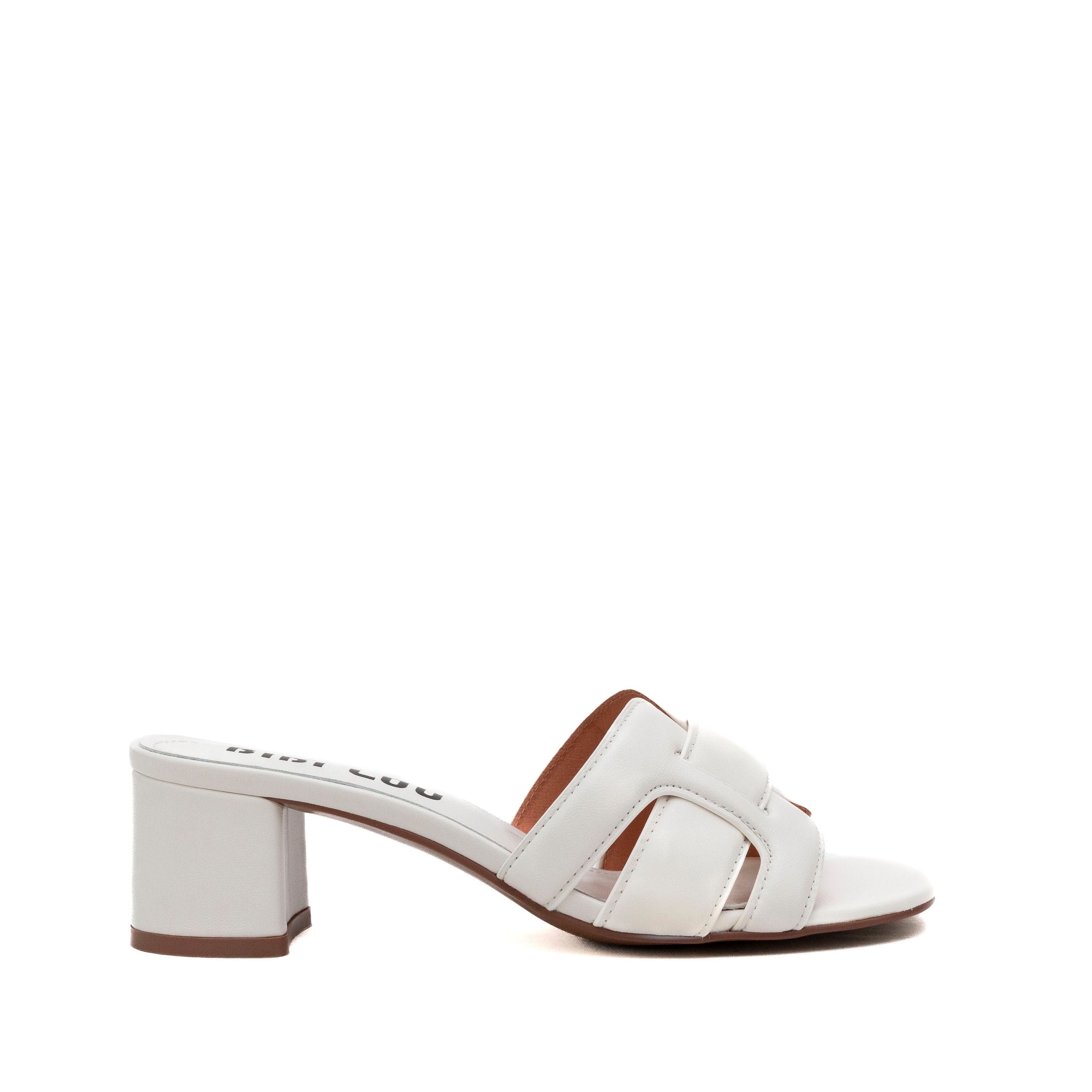 BIBI LOU women's sandals in cream leather Holly – Musto Calzature srl
