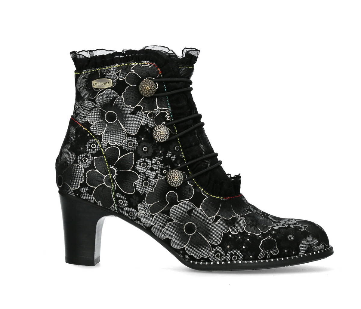 LAURA VITA Stivaletti pelle e tessuto ELCODIEO 224 - Musto Calzature srl