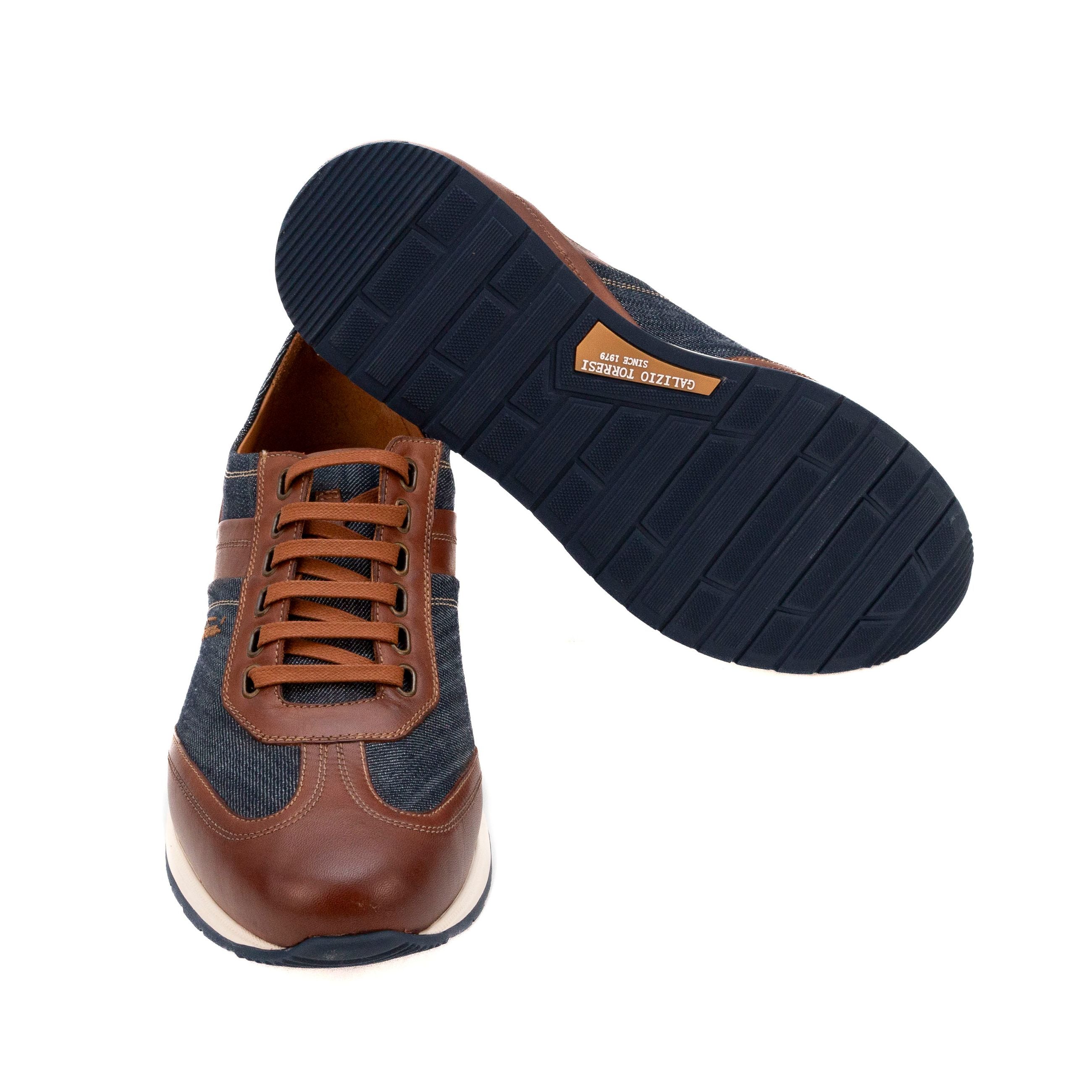 GALIZIO TORRESI Sneakers uomo pelle e tessuto 318850 - Musto Calzature srl