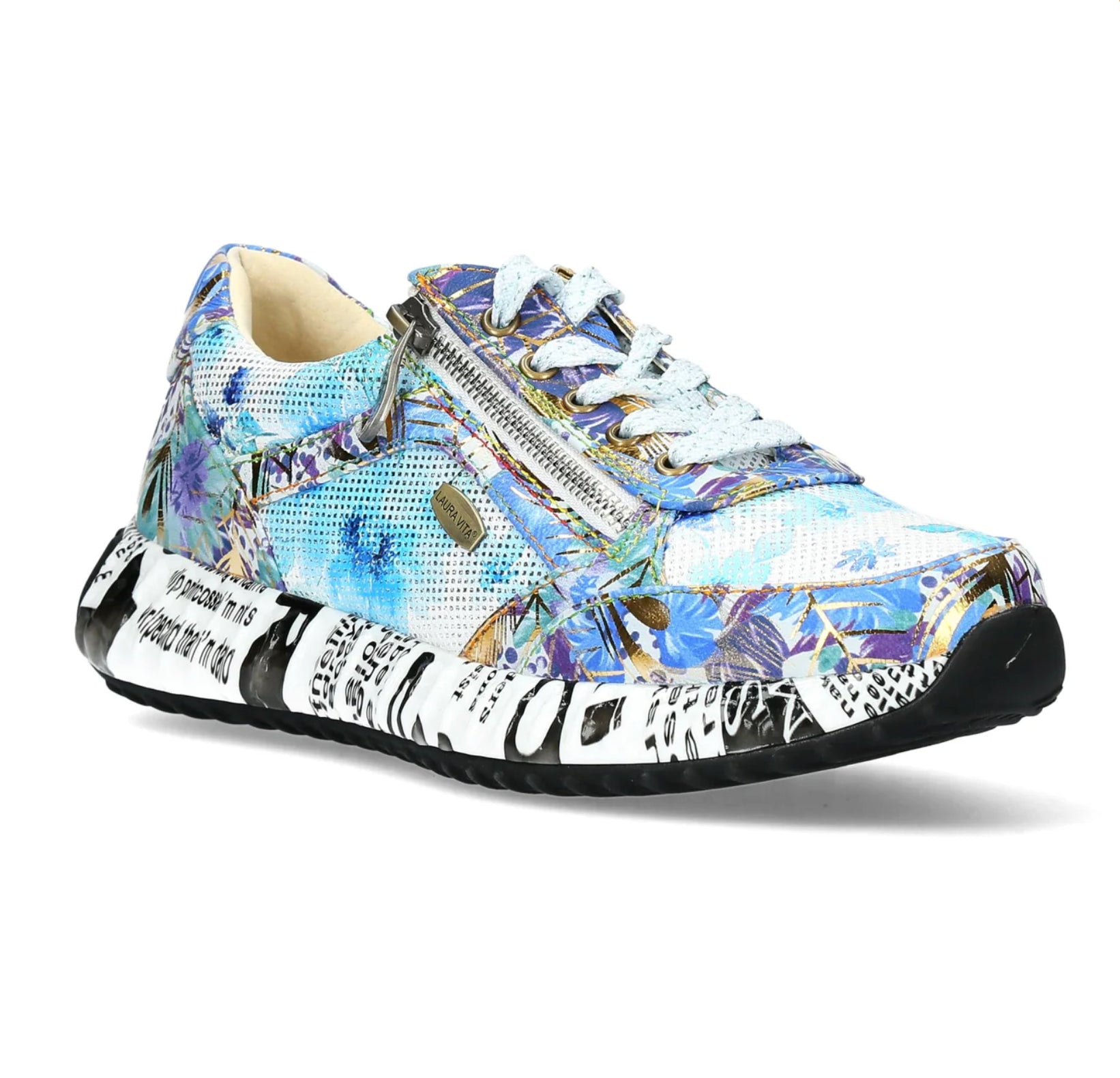 LAURA VITA Sneakers pelle e tessuto BURTON 1123 - Musto Calzature srl