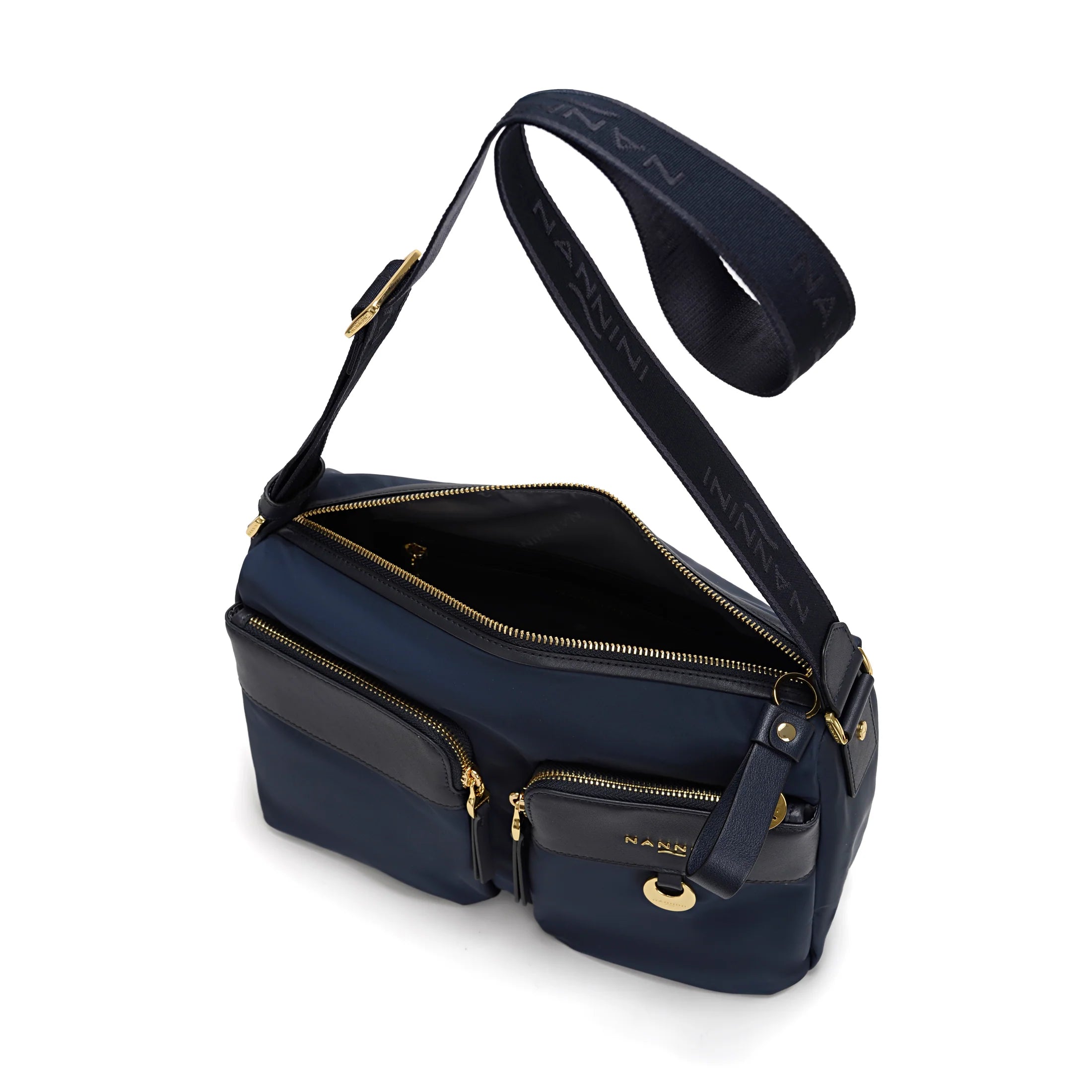 NANNINI Borsa Urban Mix Nylon & Pelle LIBERTY - Musto Calzature srl