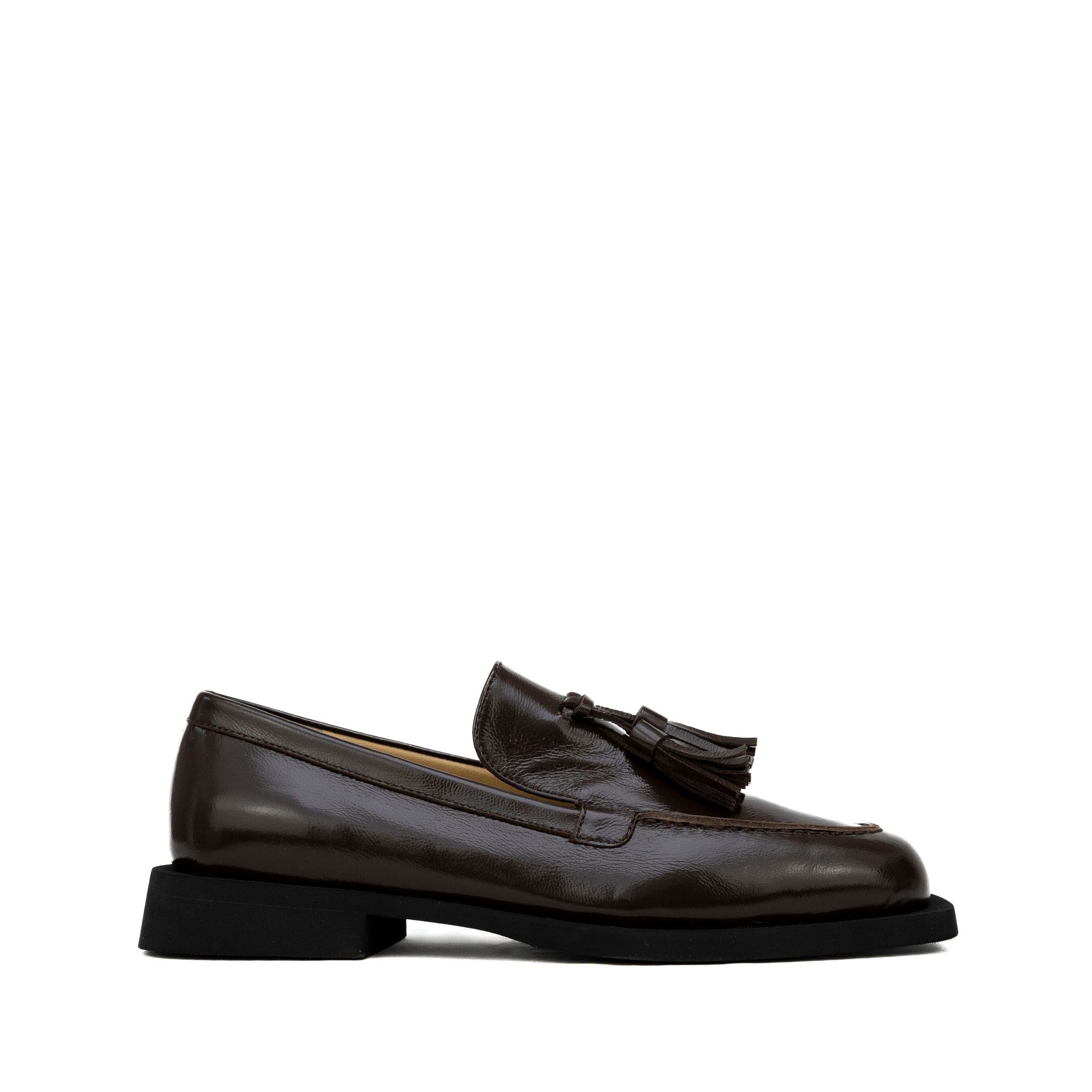 BRUNATE Mocassini da donna in pelle con nappine - Musto Calzature srl
