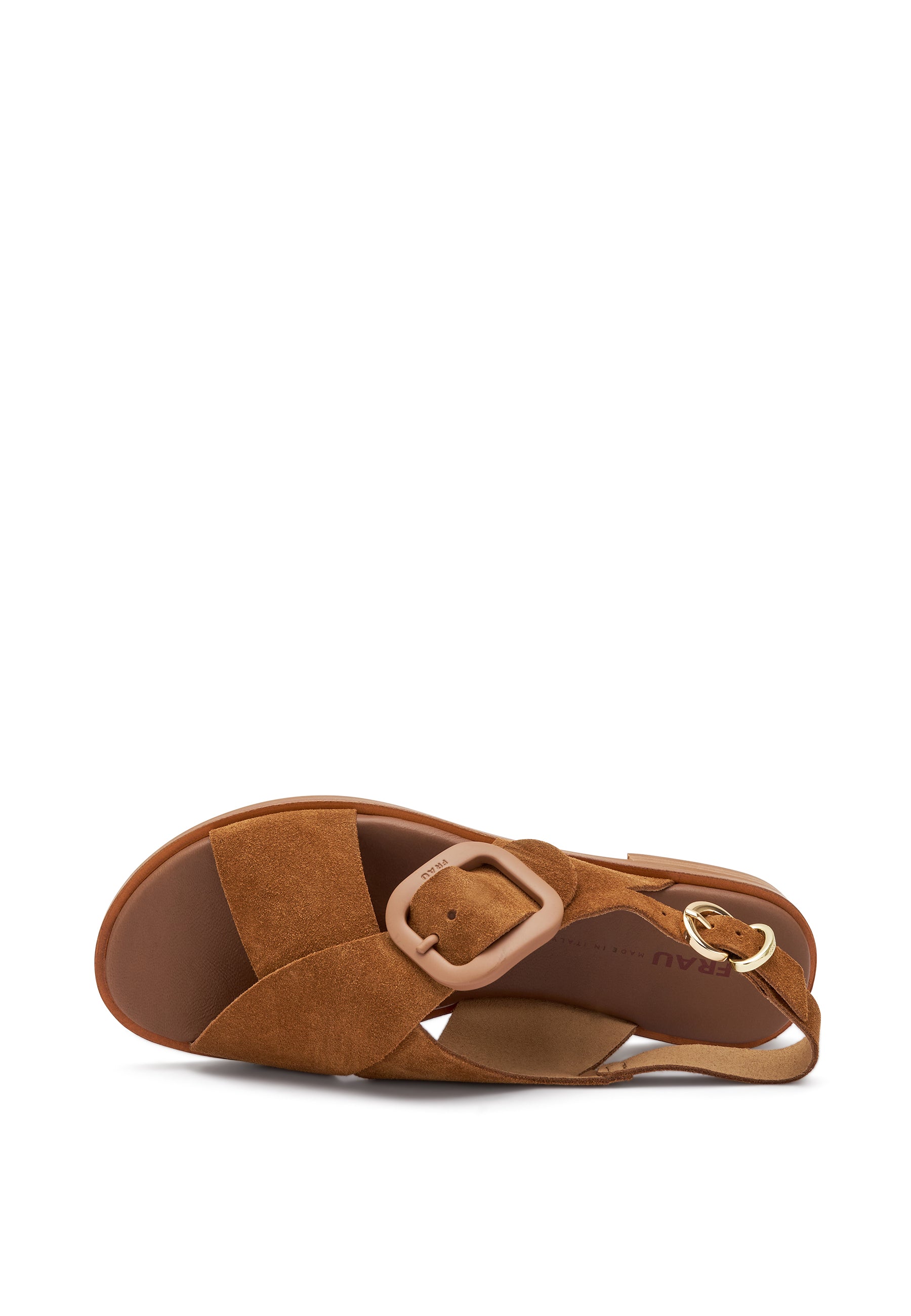 FRAU sandalo da donna basso in pelle scamosciata - Musto Calzature srl