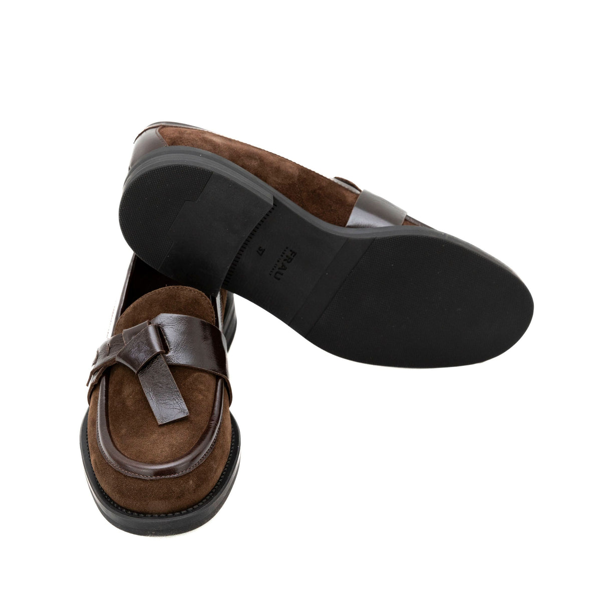 FRAU Mocassini camoscio e pelle A90C8 - Musto Calzature srl