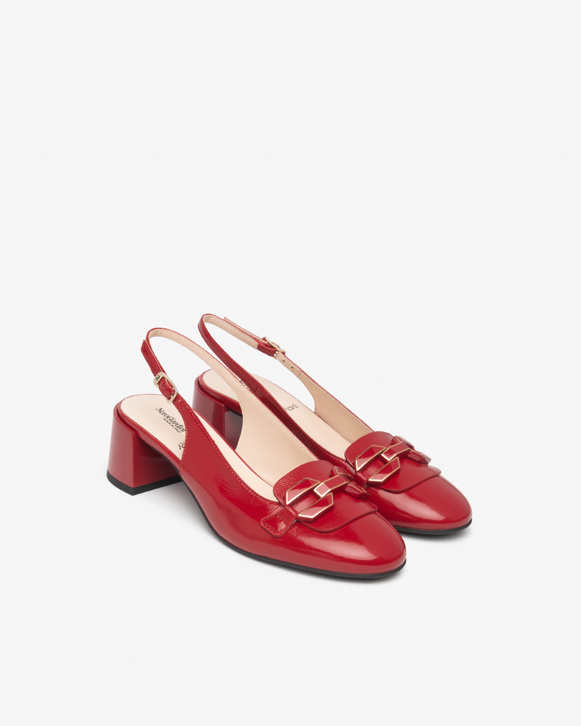 NEROGIARDINI Decolletè tacco basso Vernice E615511D - Musto Calzature srl