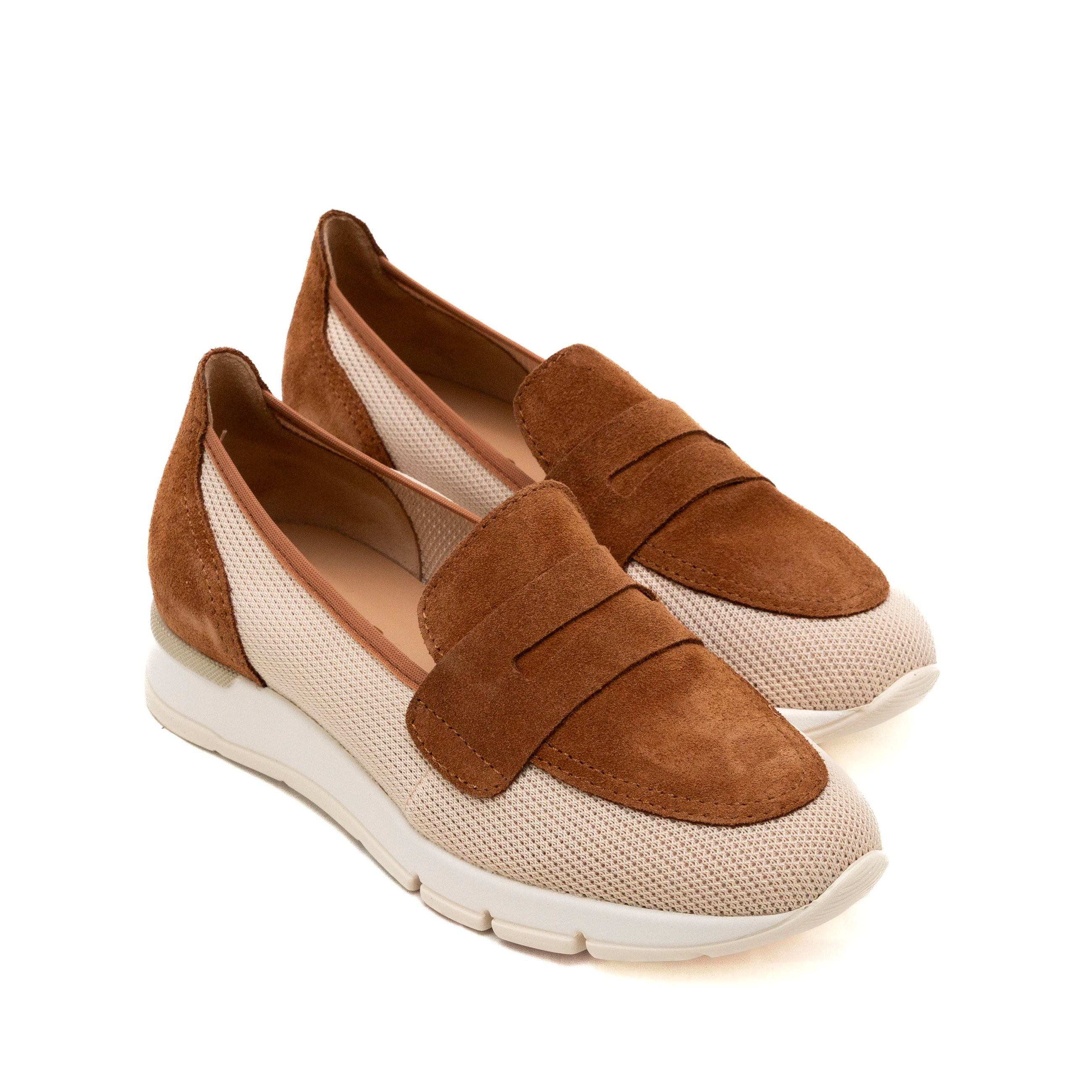 MUSTO Mocassini TESSUTO E PELLE MORENA 11122 - Musto Calzature srl