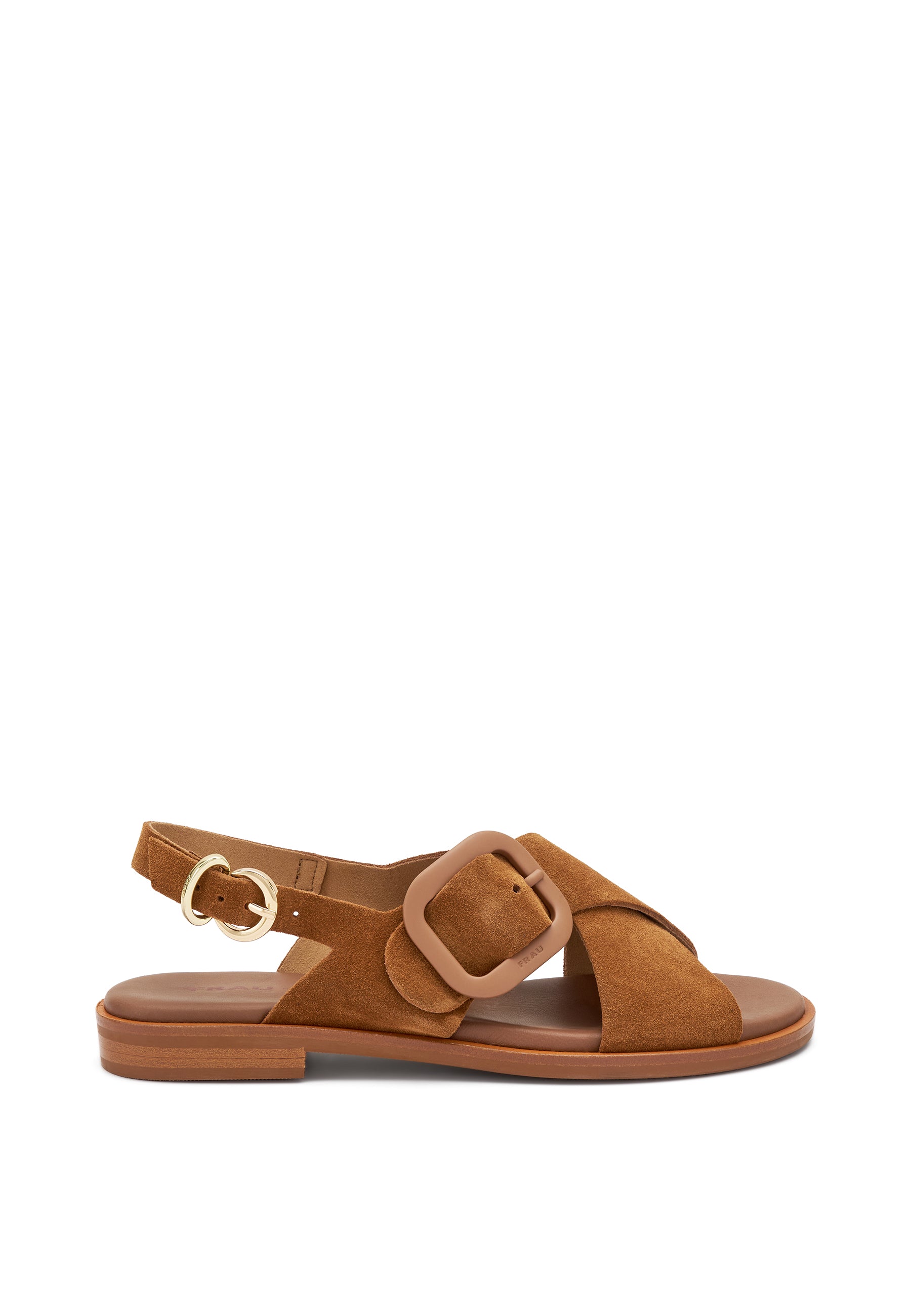 FRAU sandalo da donna basso in pelle scamosciata - Musto Calzature srl