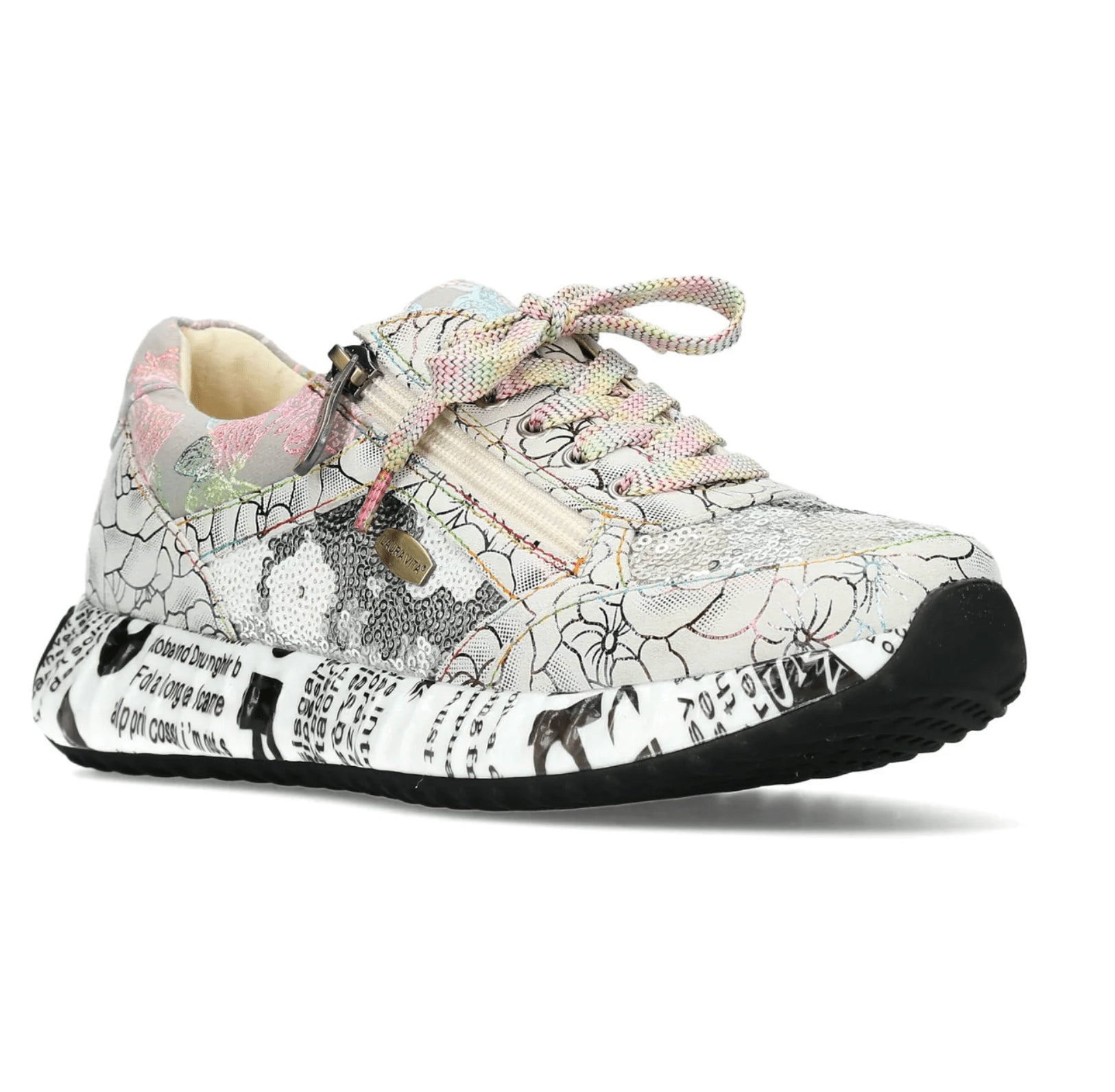 LAURA VITA Sneakers pelle e tessuto BURTON 1123 - Musto Calzature srl