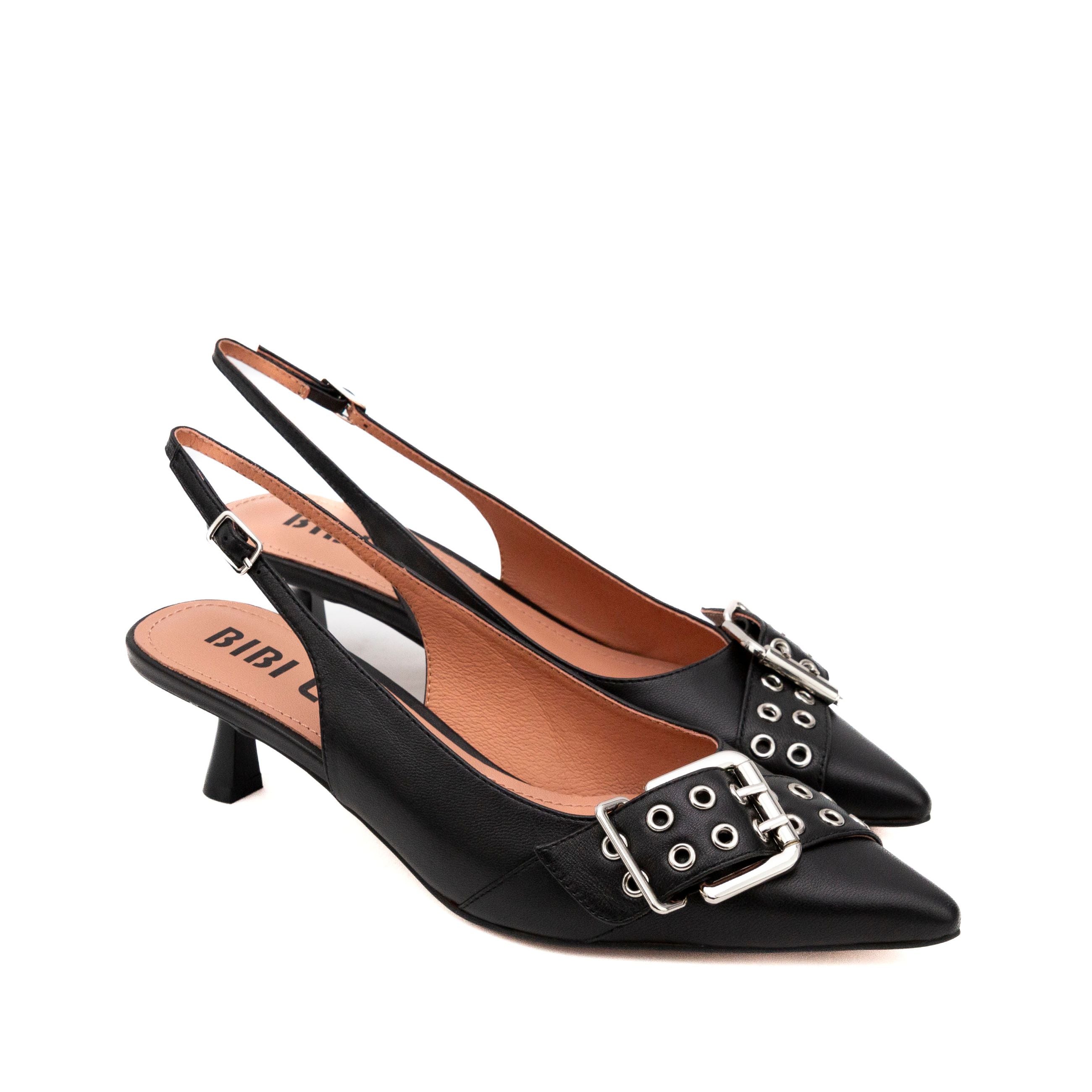 BIBI LOU Low Heel Pumps Leather SAMIRA 521Z10VK – Musto