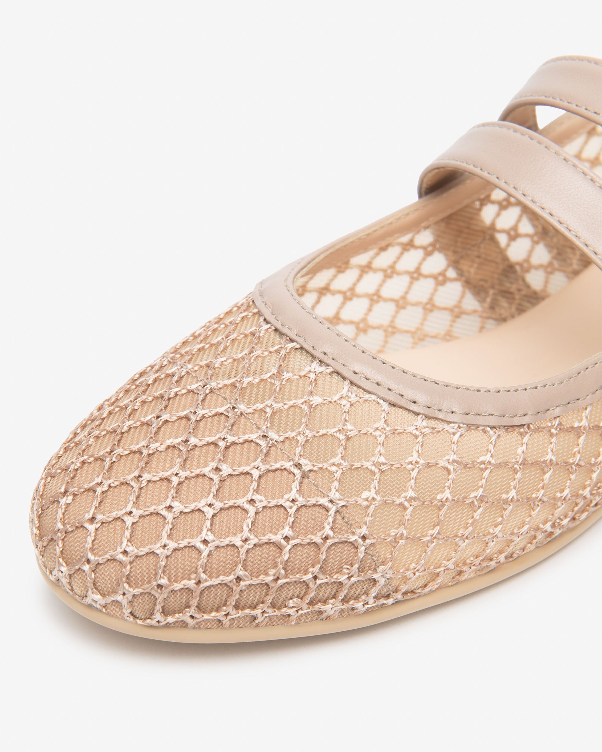 NEROGIARDINI Ballerine tessuto + pelle E615001D - Musto Calzature srl