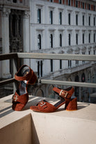 MUSTO Sandali tacco medio Camoscio GIANNELLA L971S - Musto Calzature srl