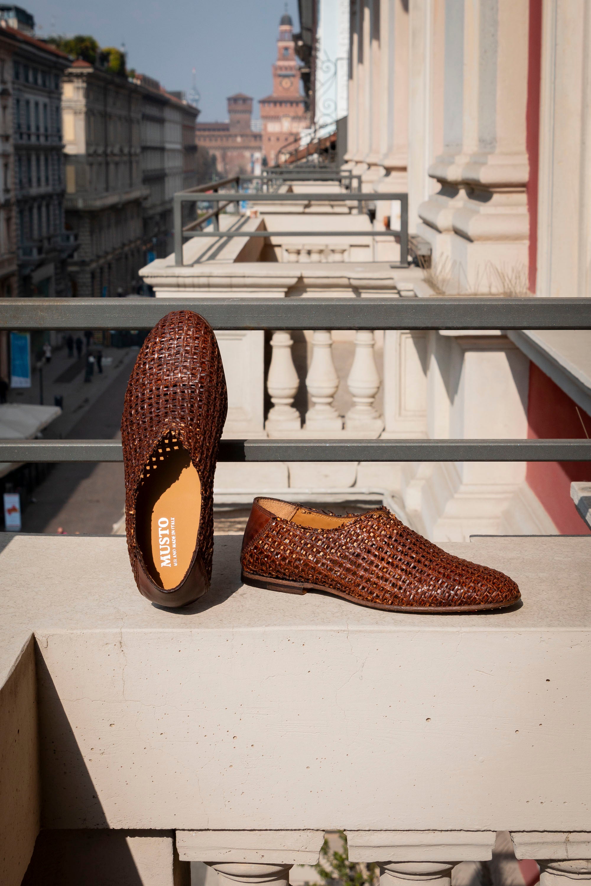 MUSTO Mocassini pelle e tessuto ESTRO 9105 - Musto Calzature srl