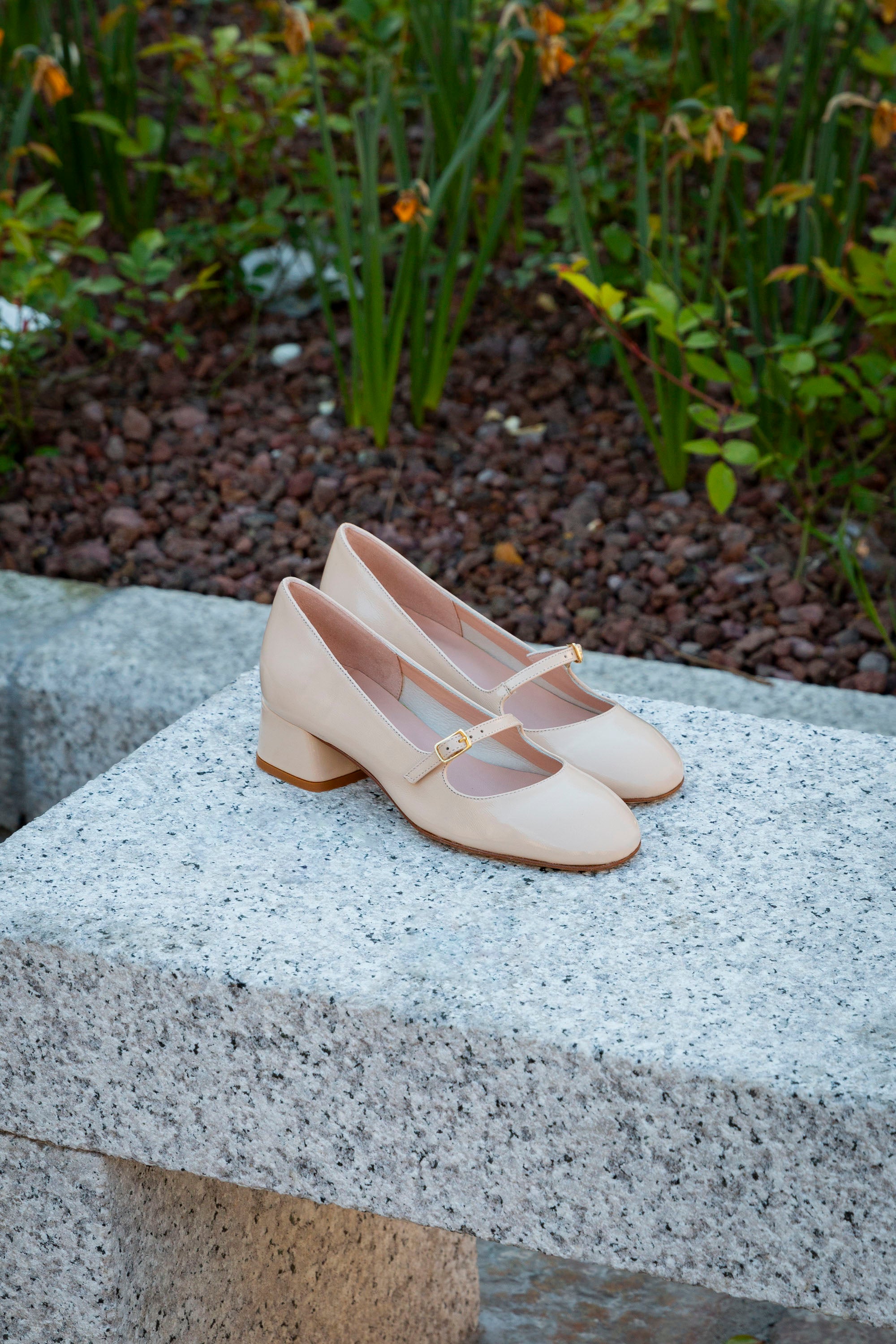 MUSTO Decolletè tacco basso nappa lucida NADA B3100 - SF - Musto Calzature srl