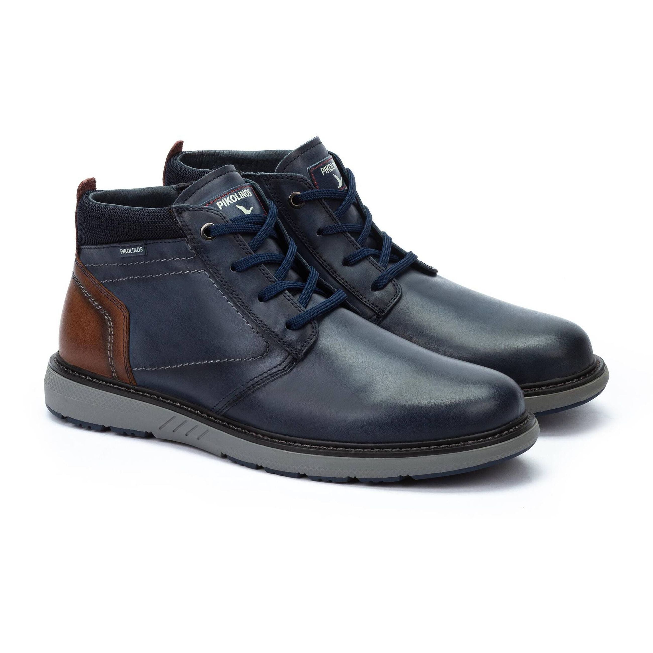 Pikolinos Polacchini da uomo in pelle bicolore BILBAO - Musto Calzature srl