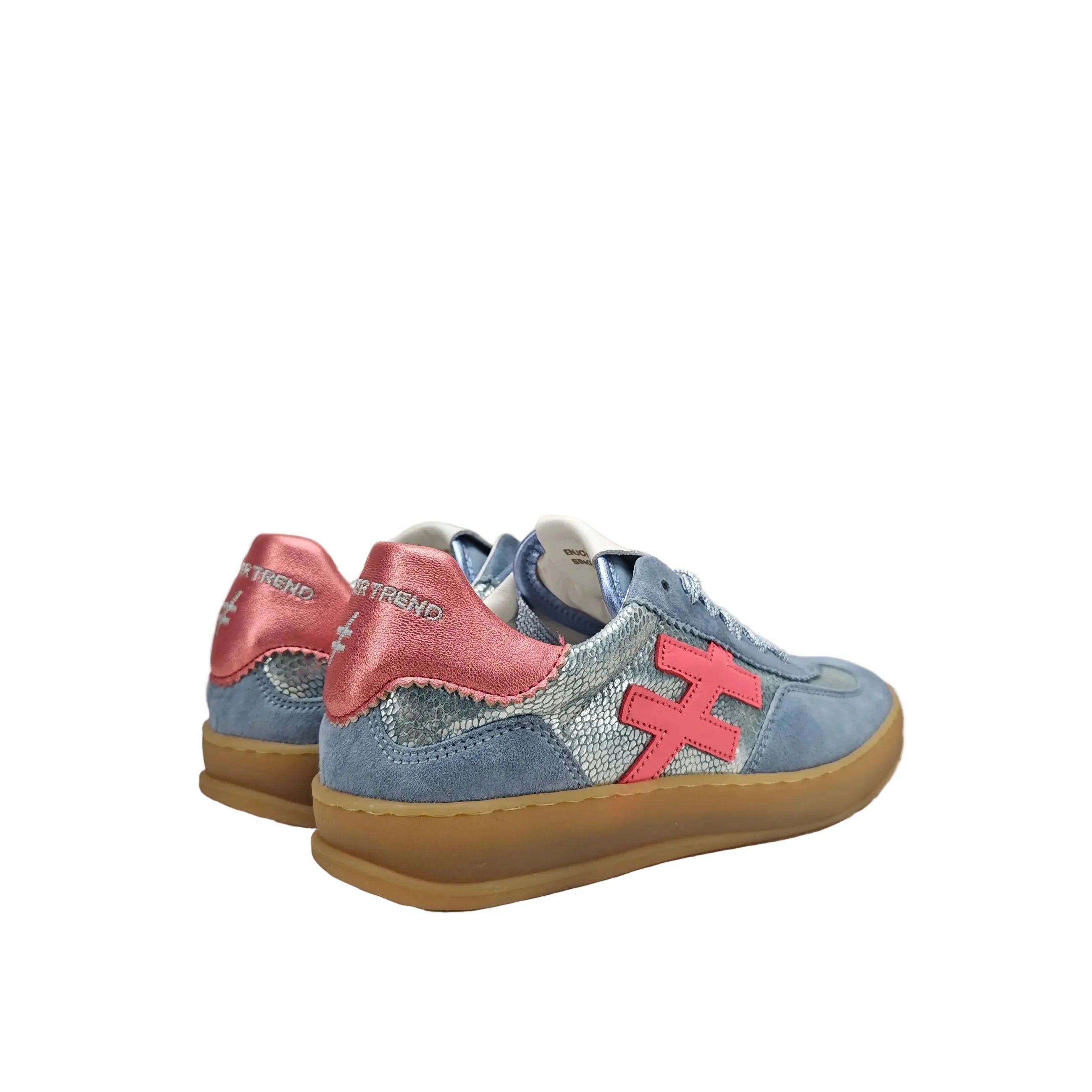 ANOTHER TREND Sneakers camoscio e pelle A032.C126 - Musto Calzature srl