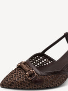 TAMARIS Decolletè tacco basso pelle e tessuto 1 - 29634 - 44 - Musto Calzature srl