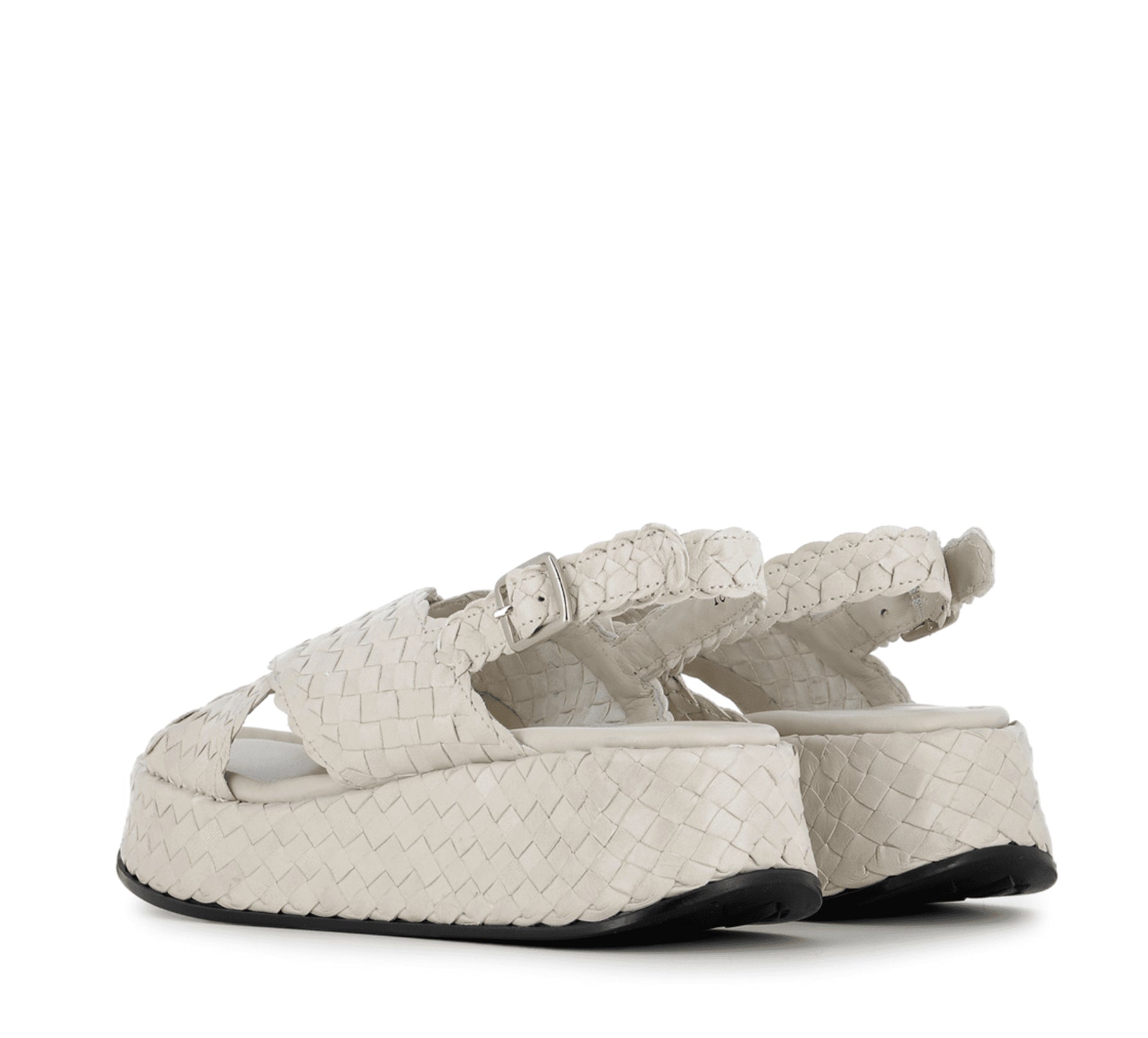 PONS QUINTANA Sandali PELLE INTRECCIATA MAUI 10829 - Musto Calzature srl
