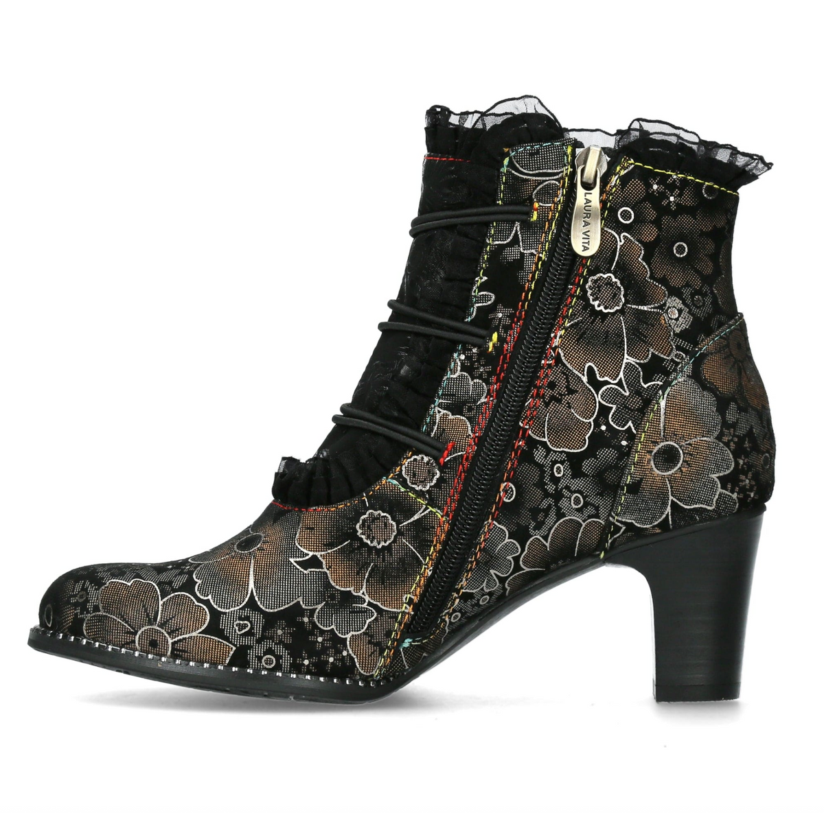 LAURA VITA Stivaletti pelle e tessuto ELCODIEO 224 - Musto Calzature srl