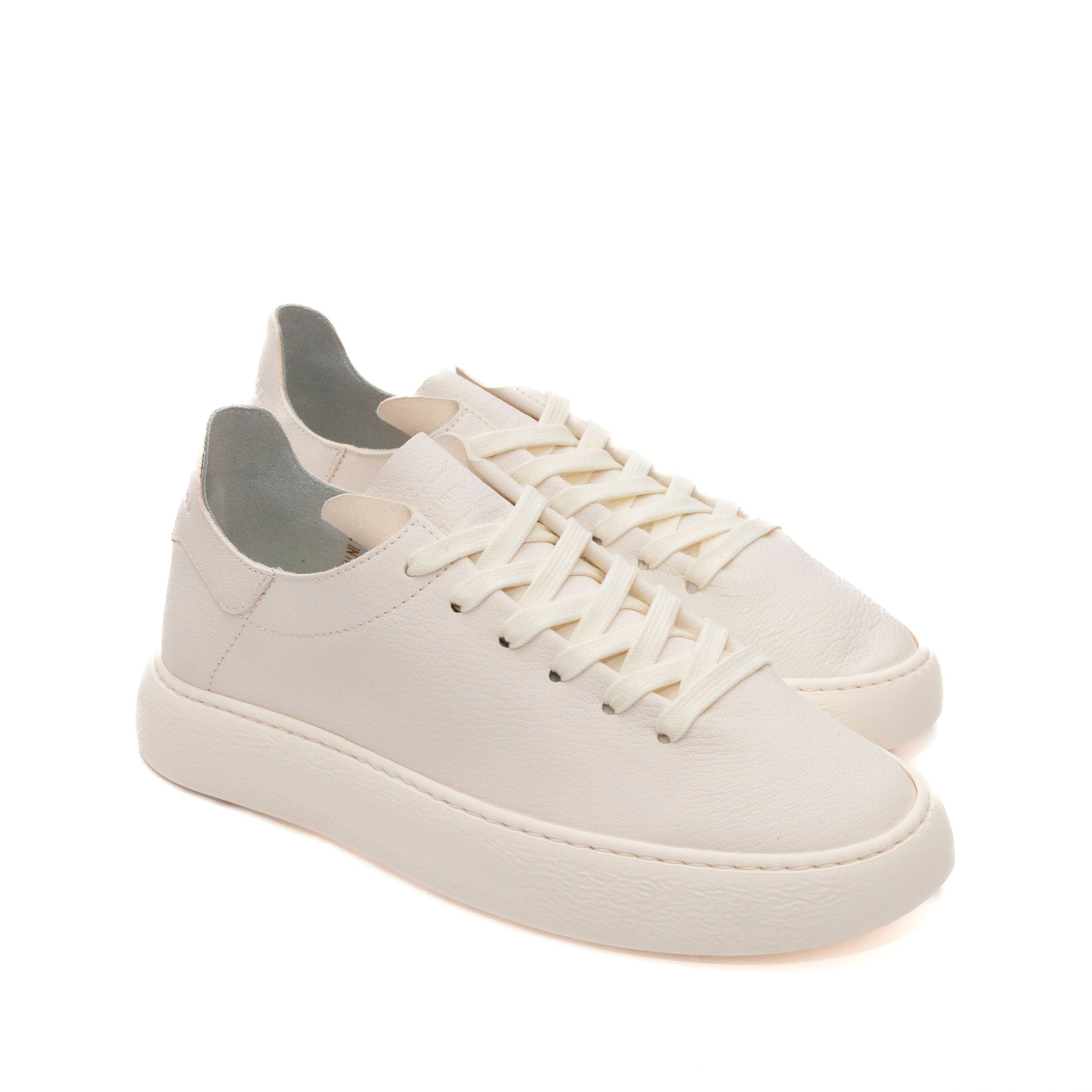 White Stokton Sneakers Uomo STOKTON Sneakers HAMMERED LEATHER 752D � Musto  Calzature Srl