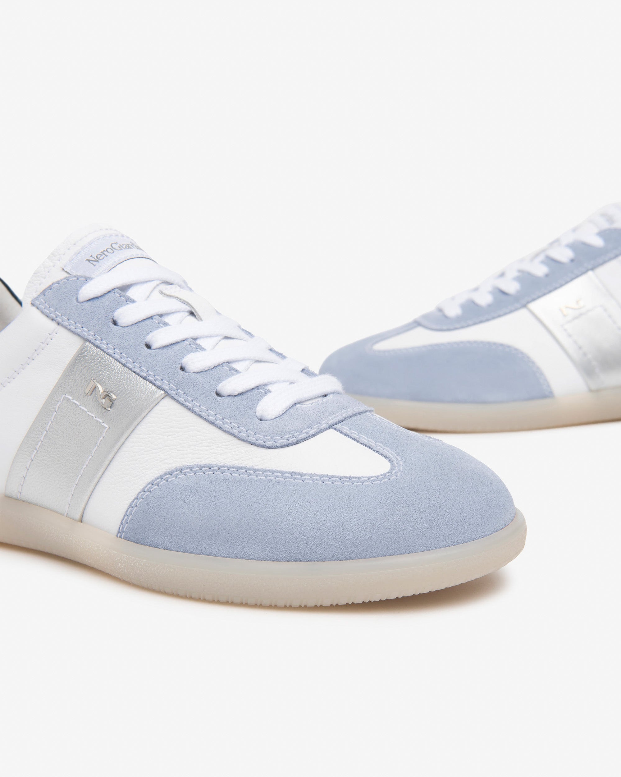 NeroGiardini sneakers da donna in pelle e camoscio - Musto Calzature srl