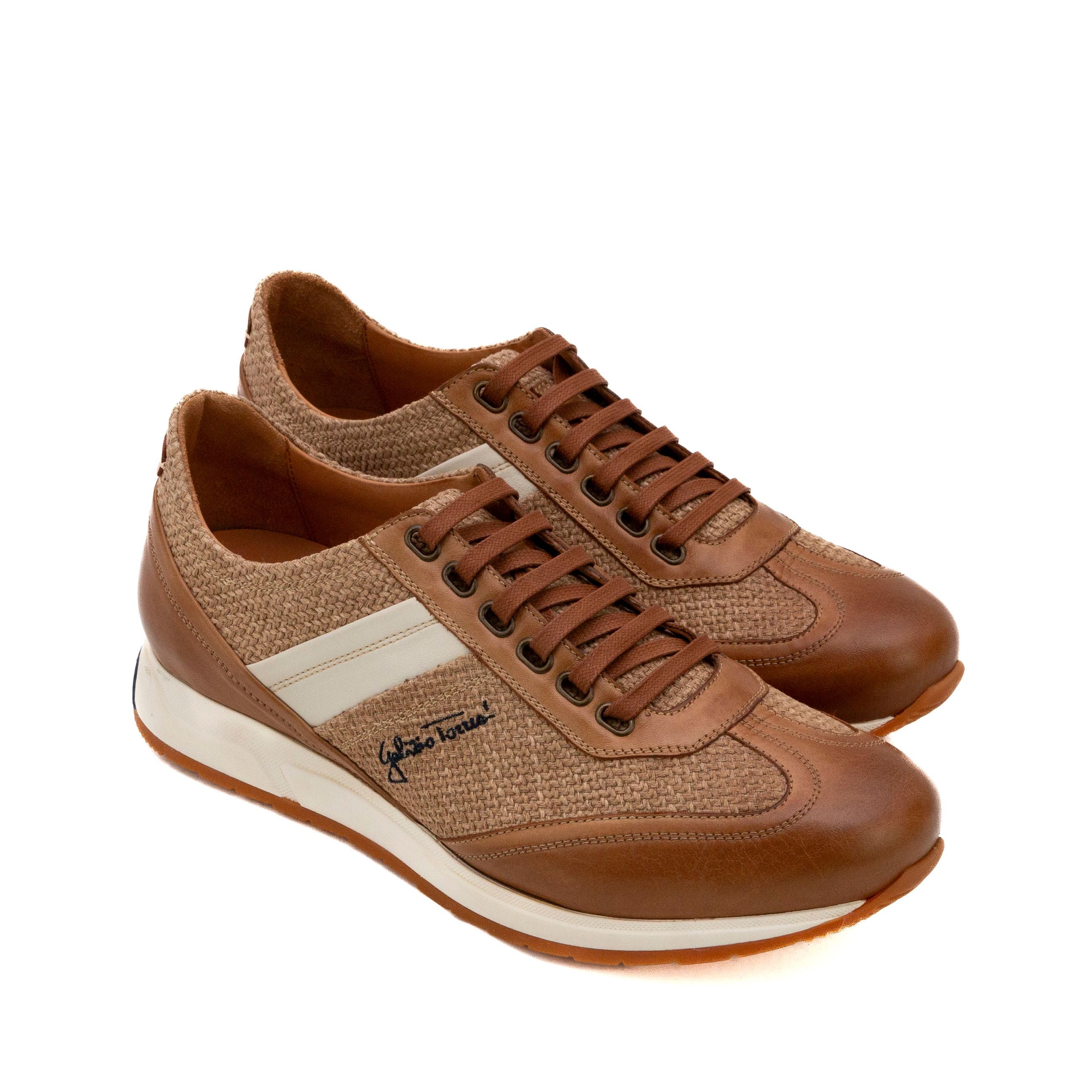 GALIZIO TORRESI Sneakers uomo pelle e tessuto 318850 - Musto Calzature srl